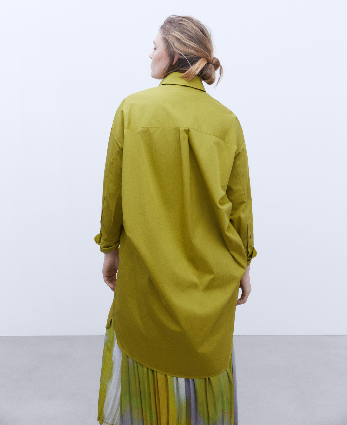 Cotton shirt dress image number 2