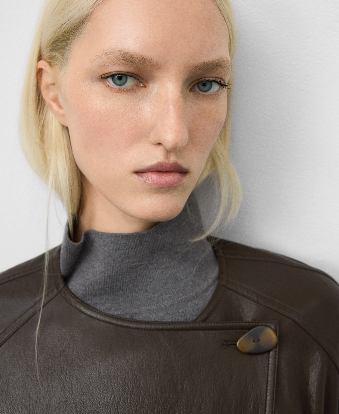 Chaqueta recta Piel No Piel mujer image number 3