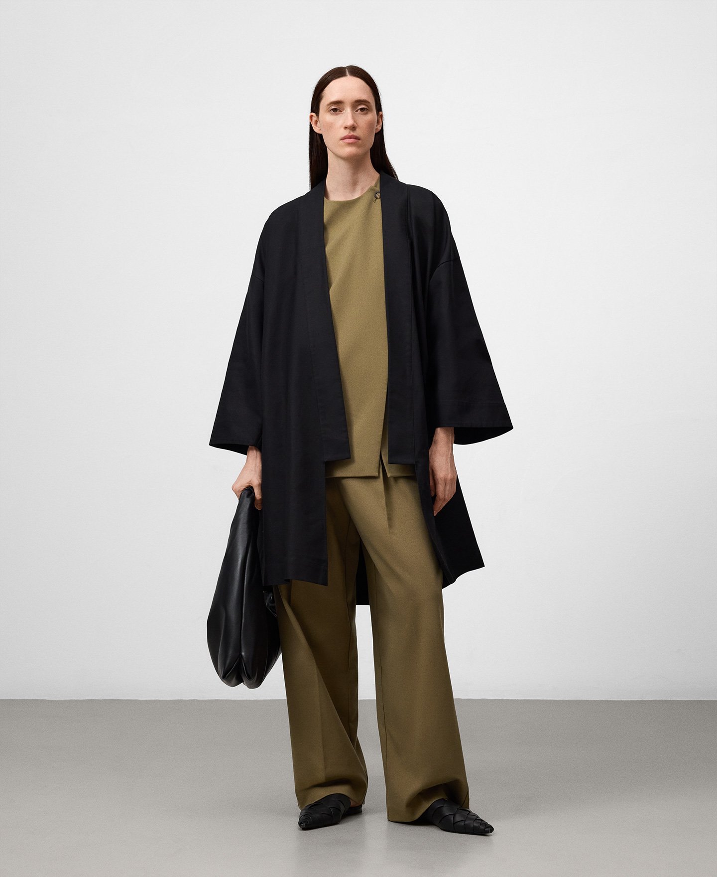 Kimono con canesú desplegable mujer image number 1