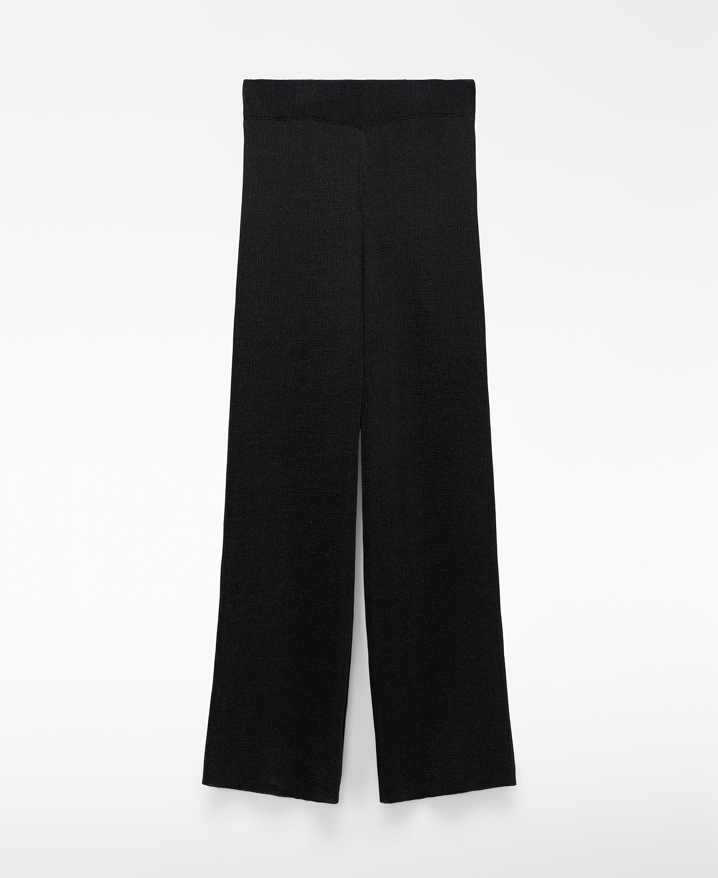 Metallic knit trousers image number 4