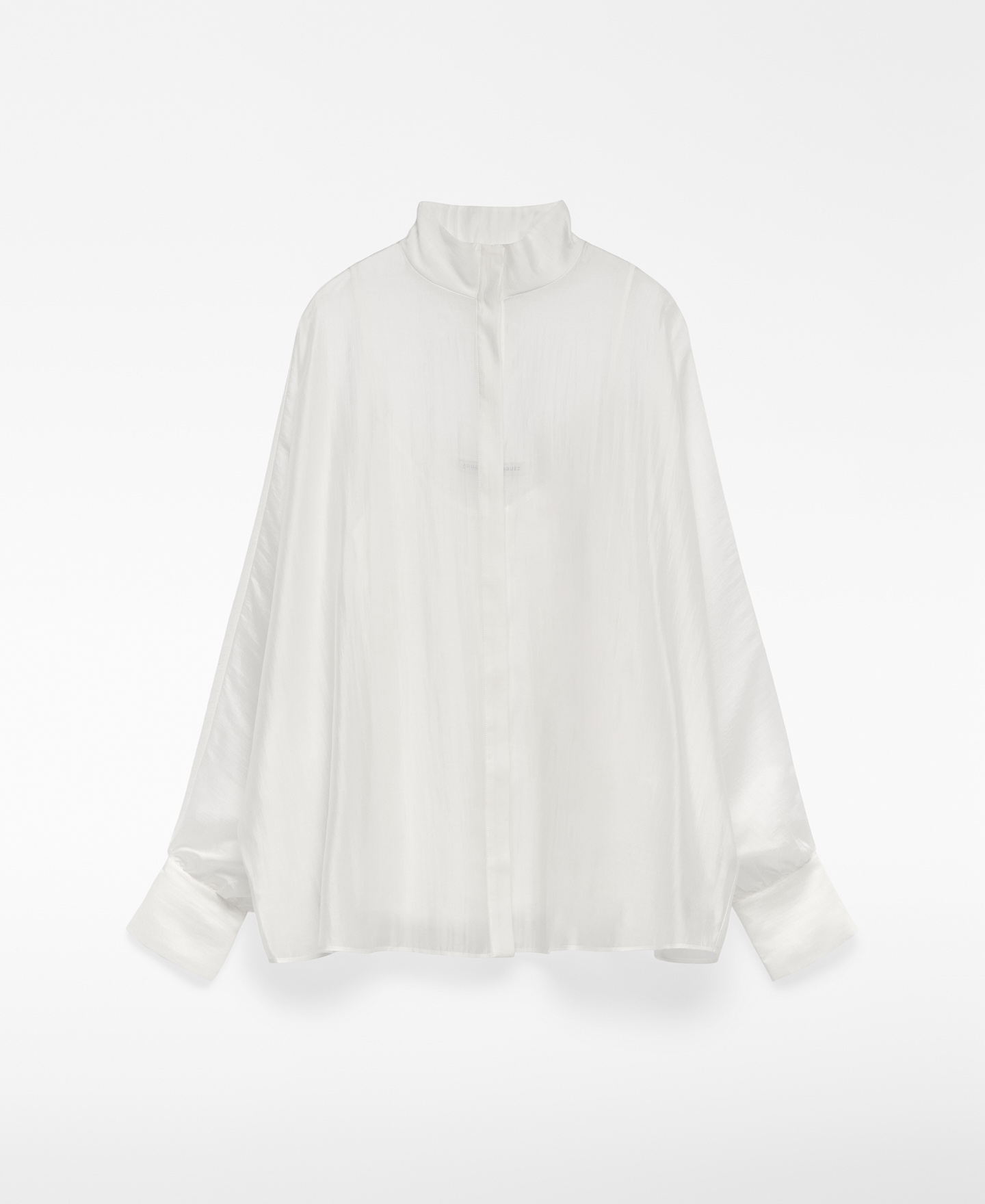 Camisa amplia semitransparente mujer image number 4