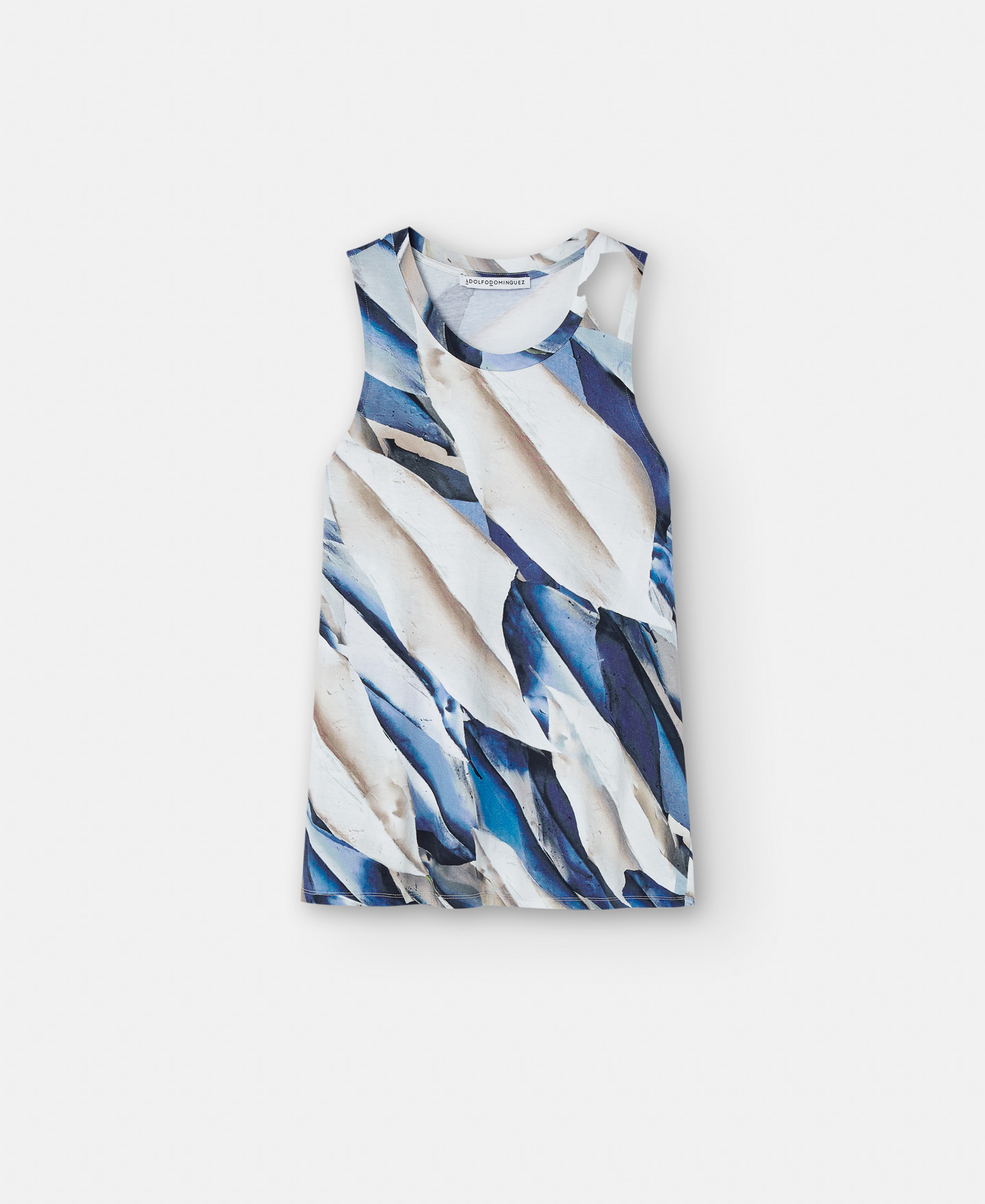 Box neck t-shirt with gathers image number 0