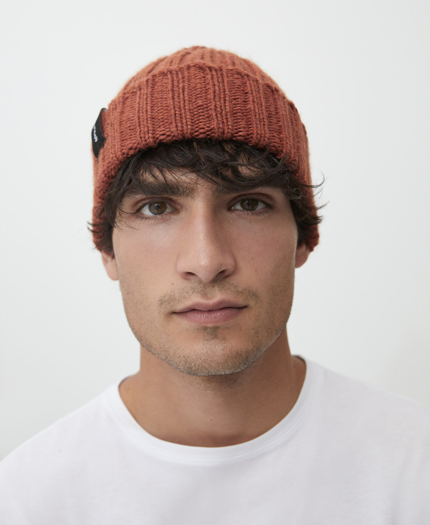 Wool ribbed beanie beanie hat image number 2