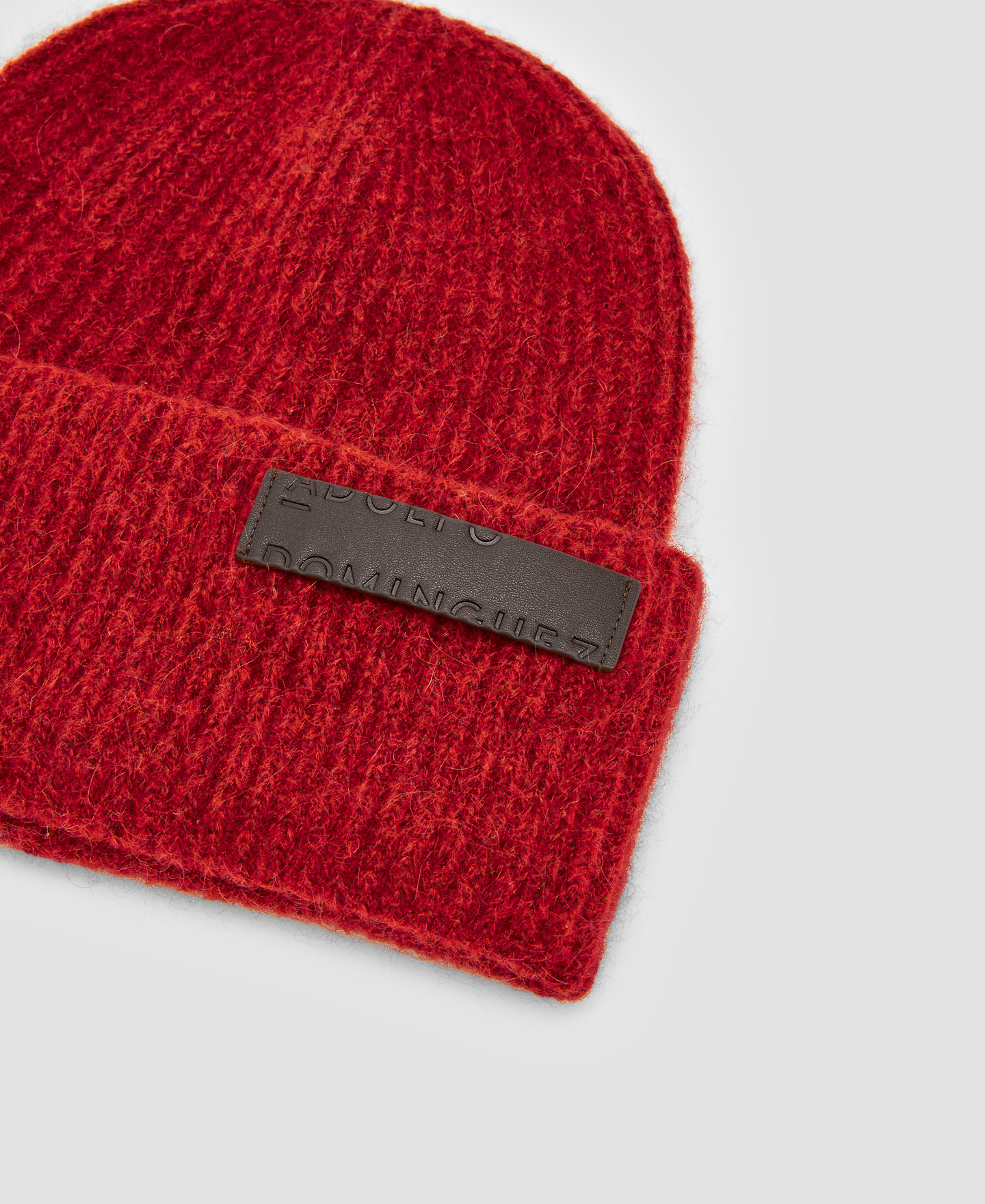 Wool and alpaca knitted beanie cap image number 1