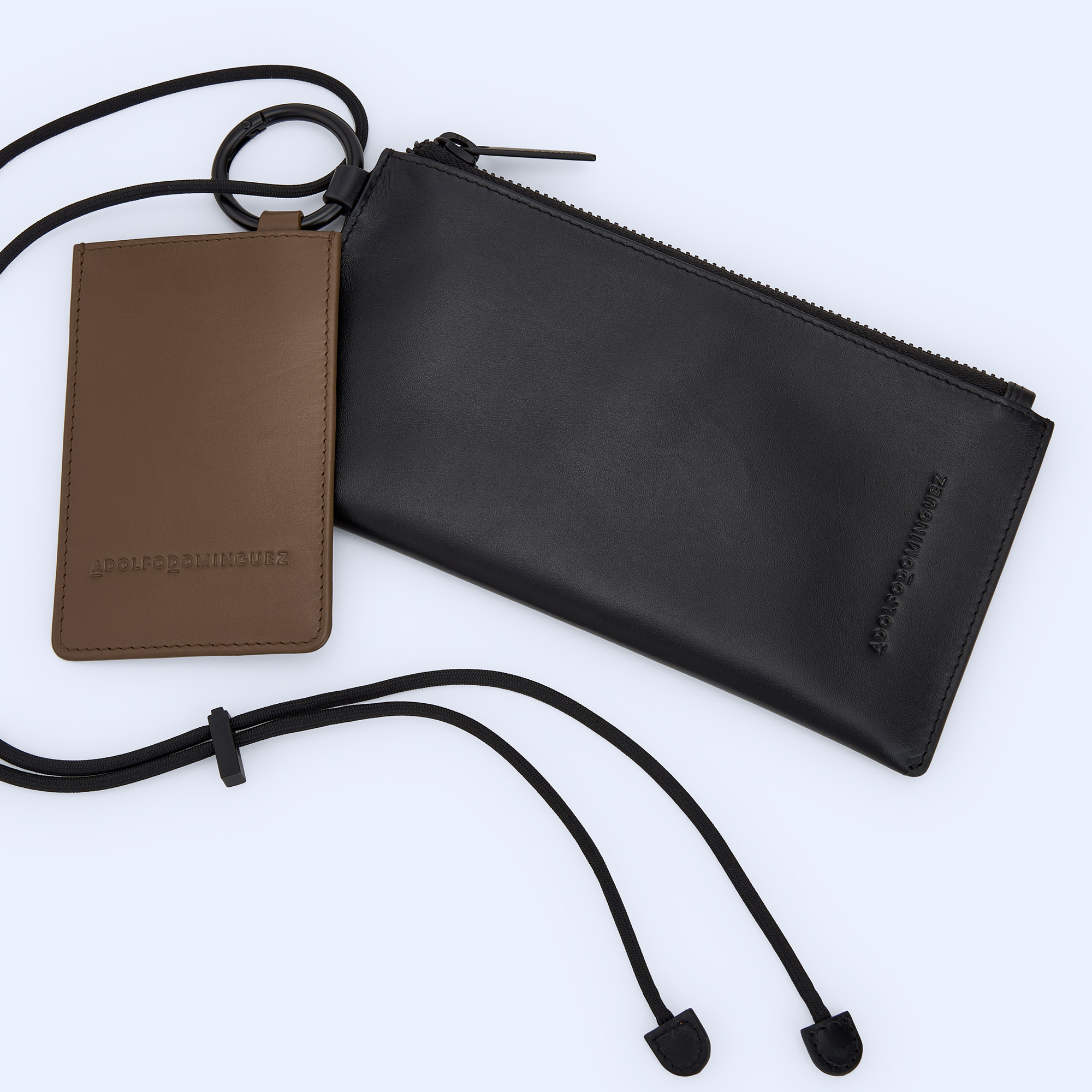 Responsible leather mobile phone wallet image number 1