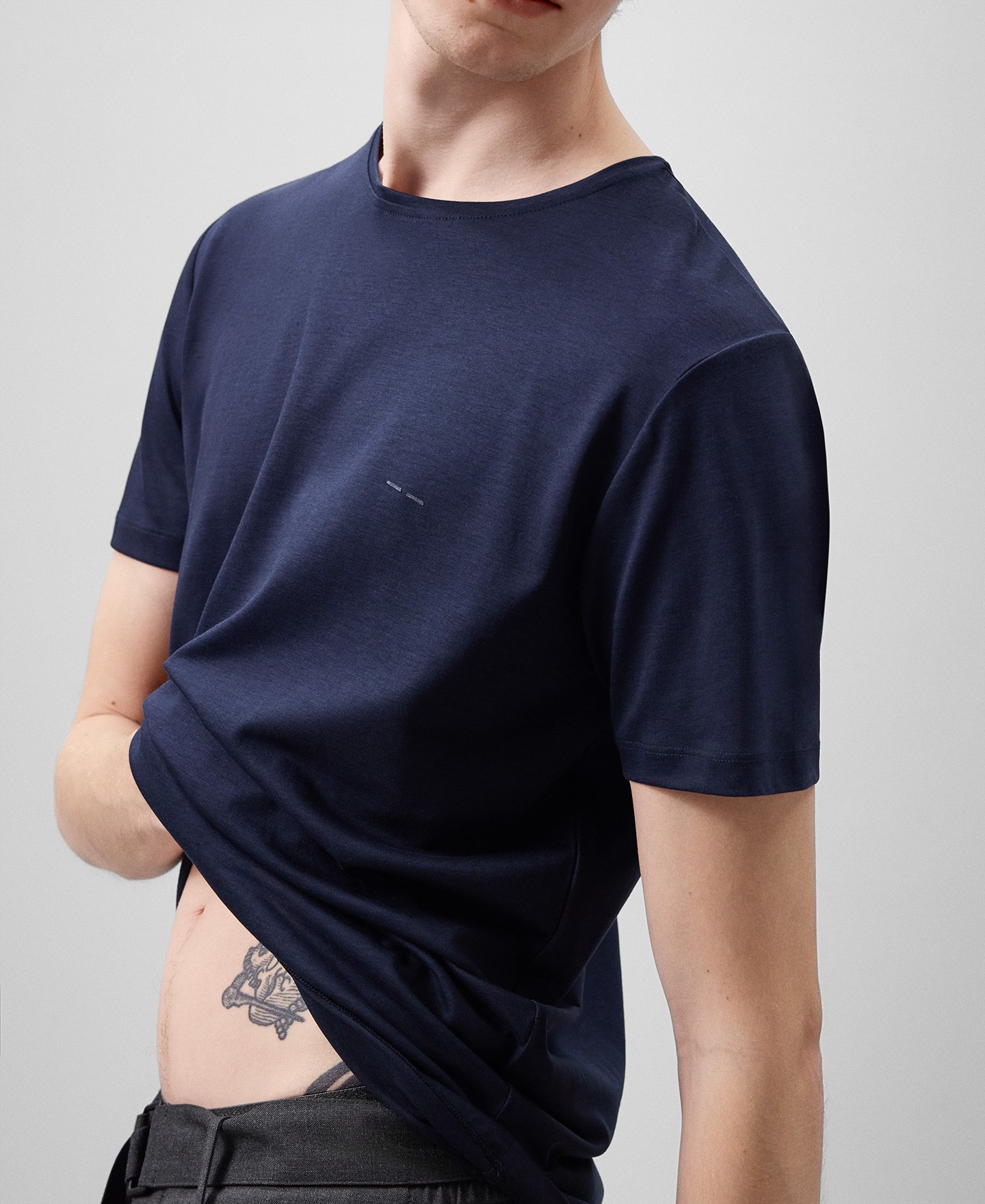 リヨセルとコットンのTシャツ(紳士用) image number 3