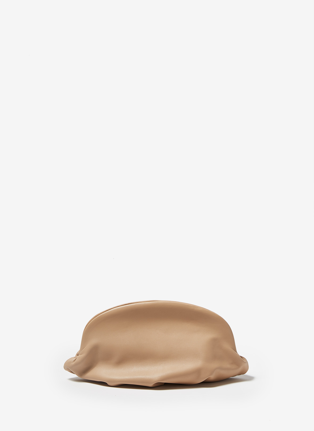 Nappa leather clutch image number 0