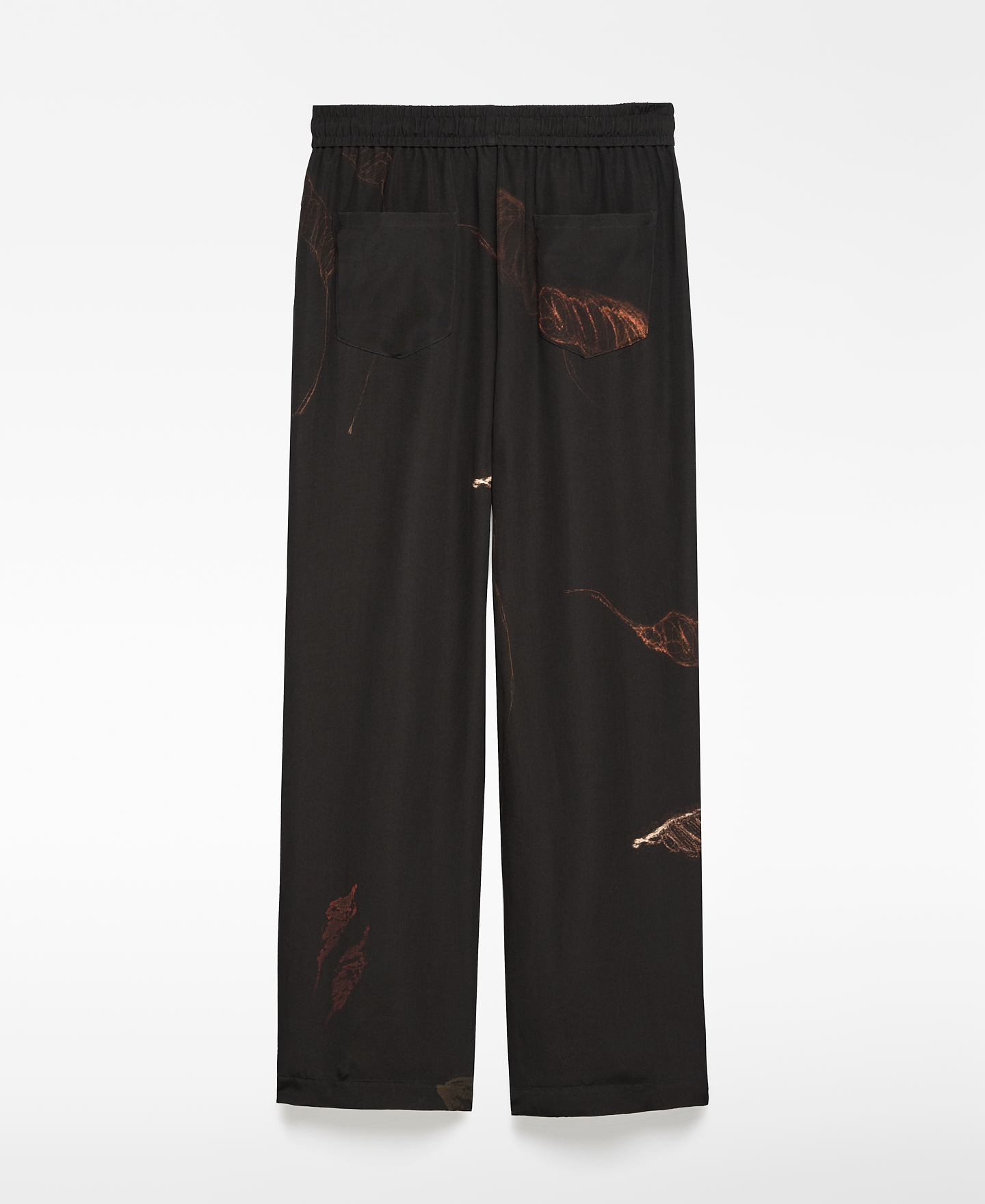 Printed pyjama trousers woman image number 4