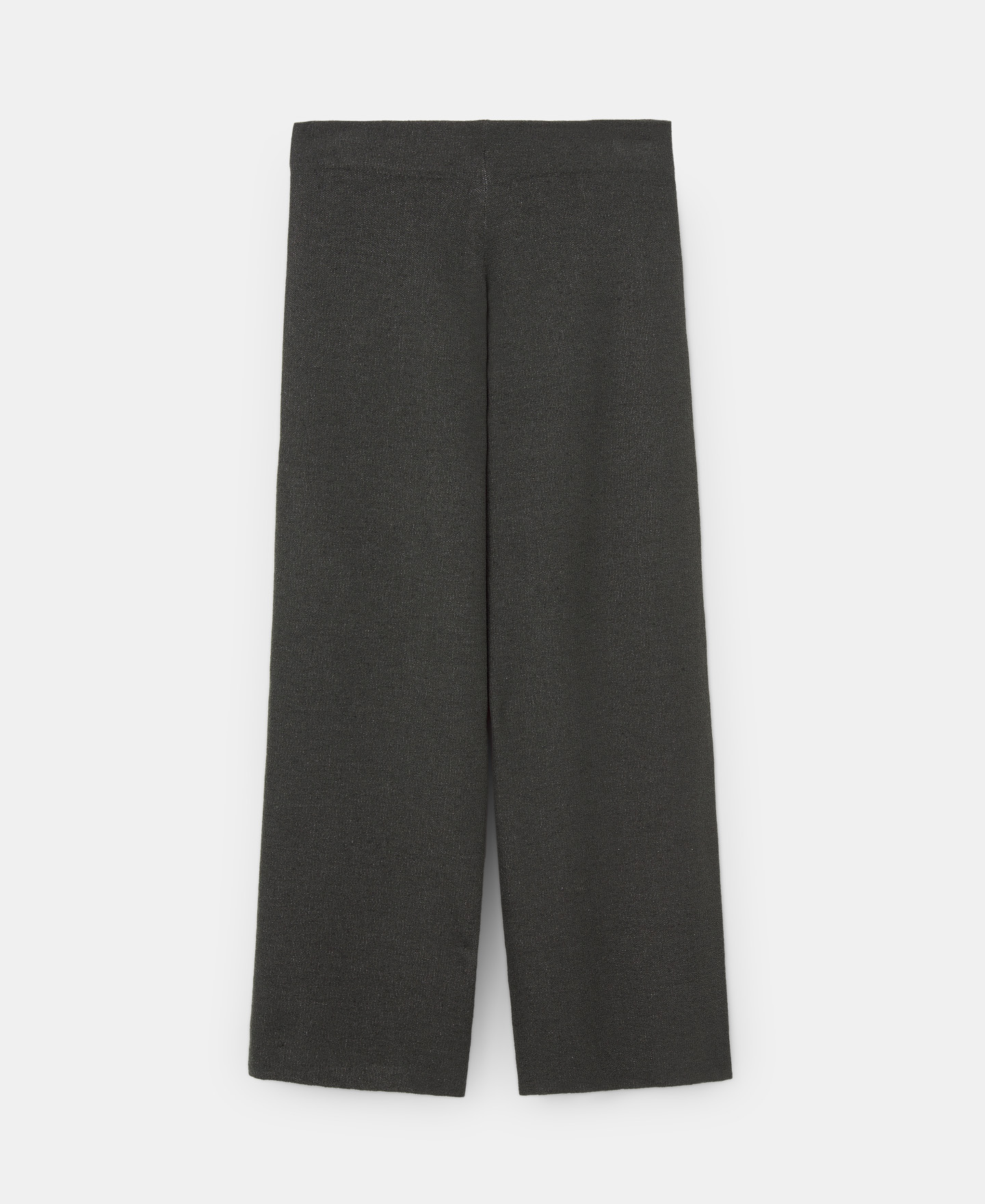 Two-colour linen jaquard trousers image number 5