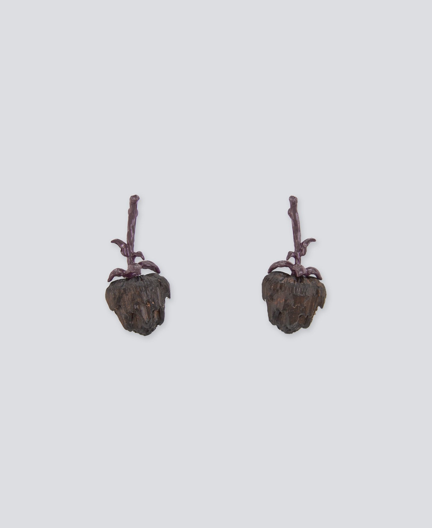 Boucles d'oreilles en bois pour femme image number 0