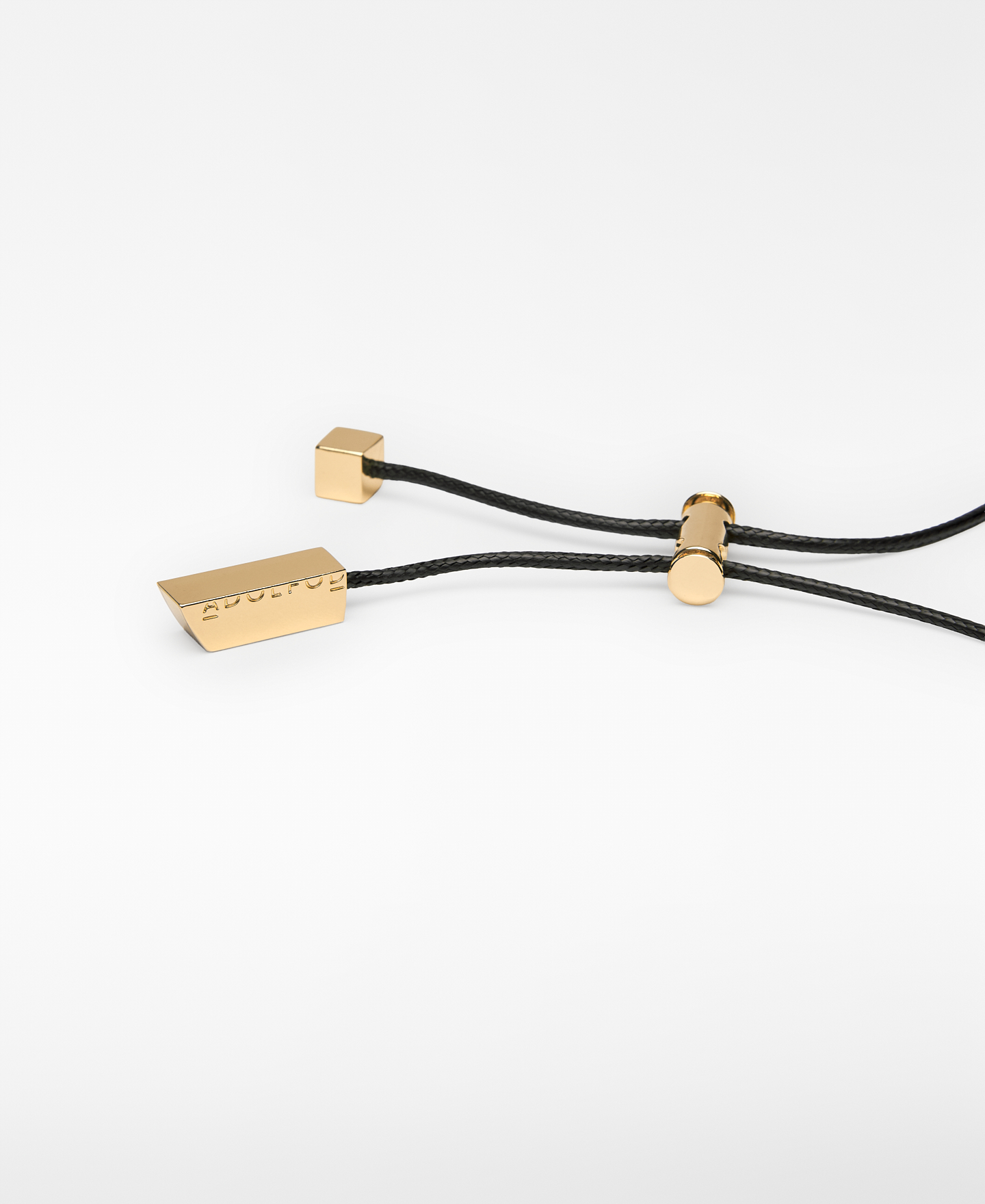 Two-tone metal hoops necklace image number 2