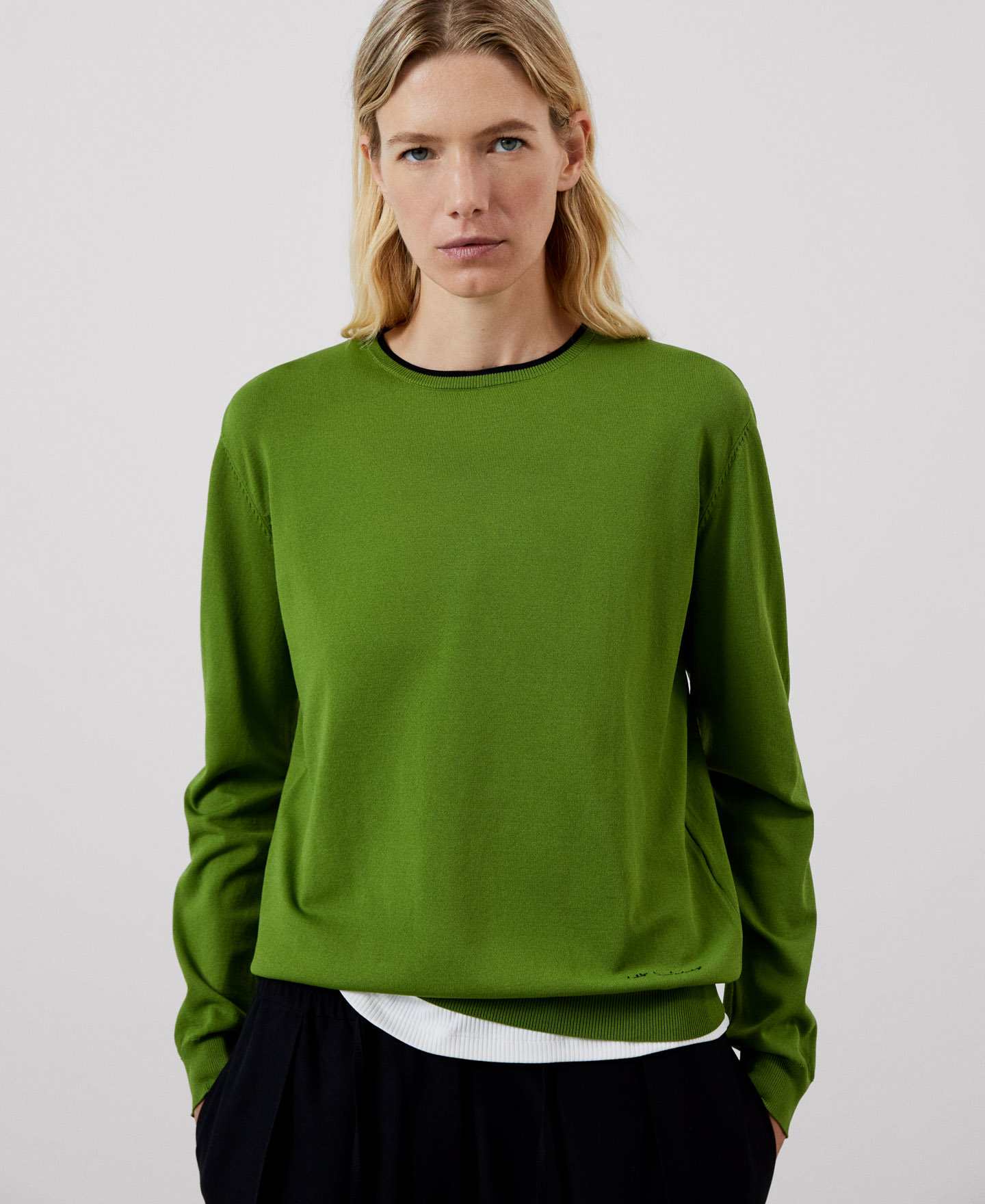 Recycled nylon ultrathin sweater image number 0