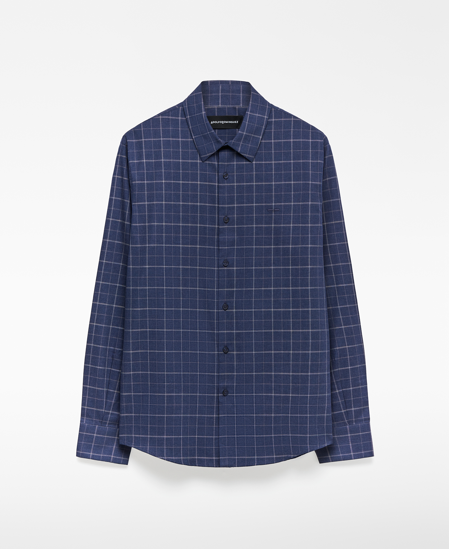 Camisa regular fit cuadros hombre image number 4