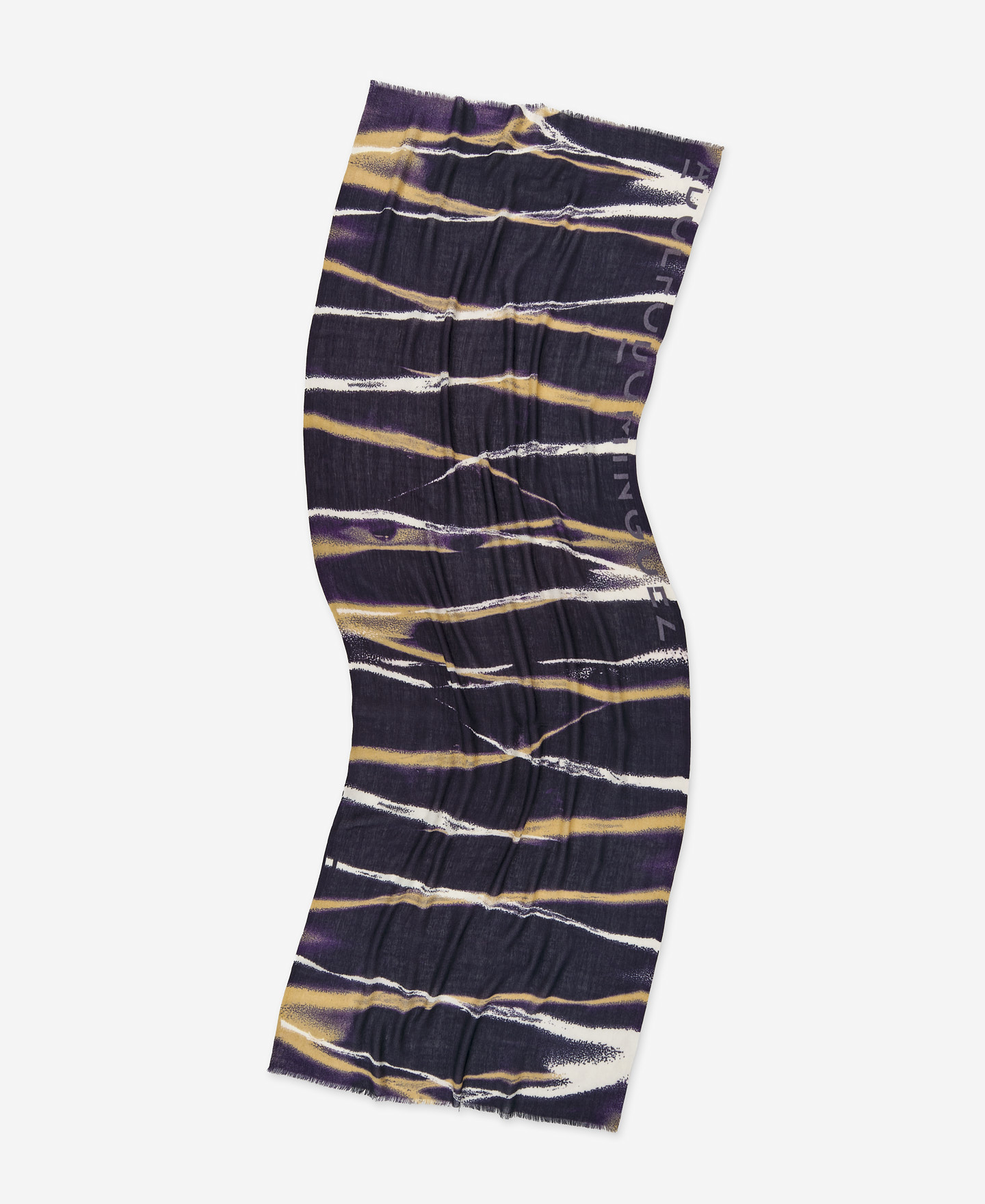 Digital print shawl woman image number 1