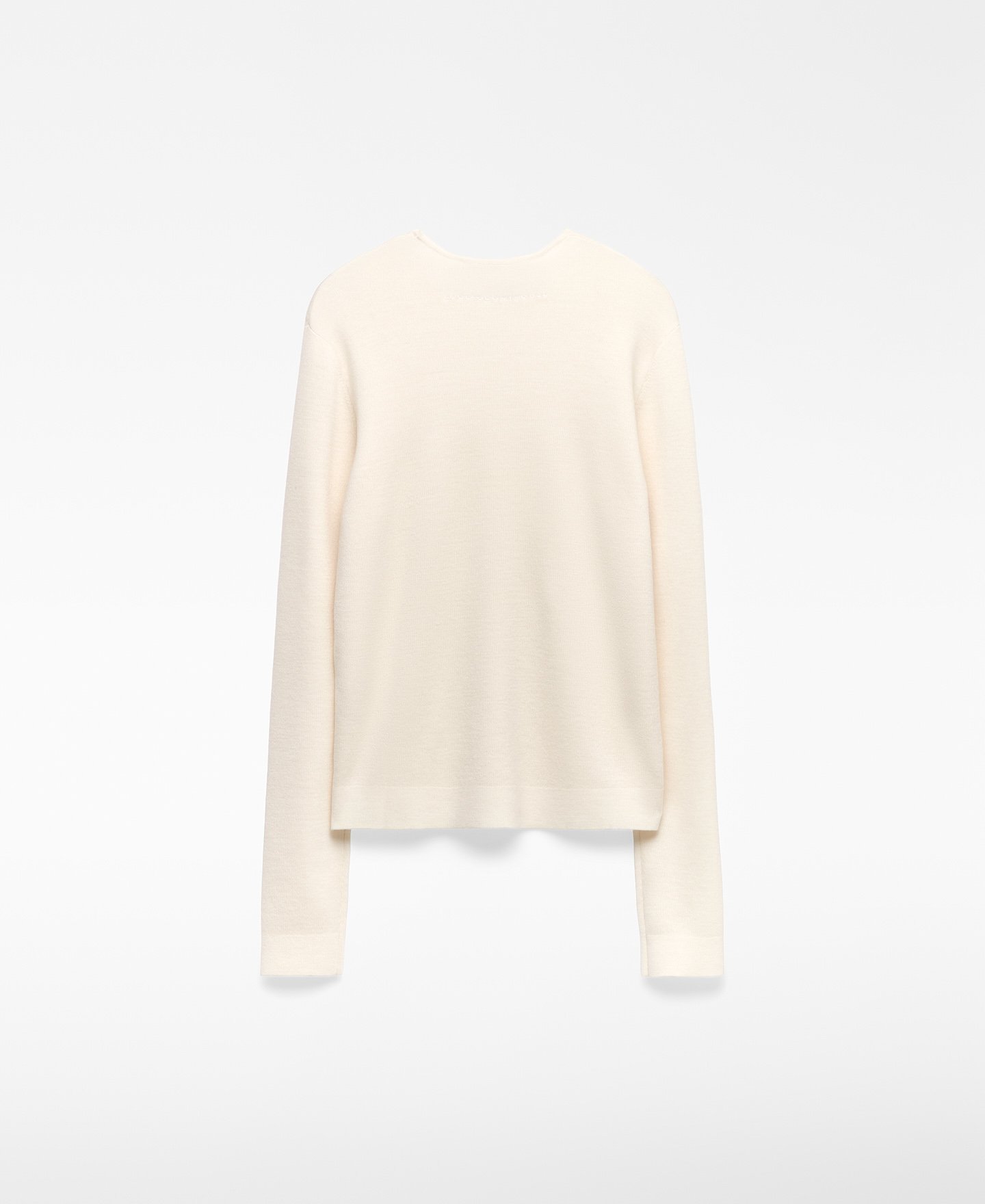 Jersey cuello caja lana merino mujer image number 5