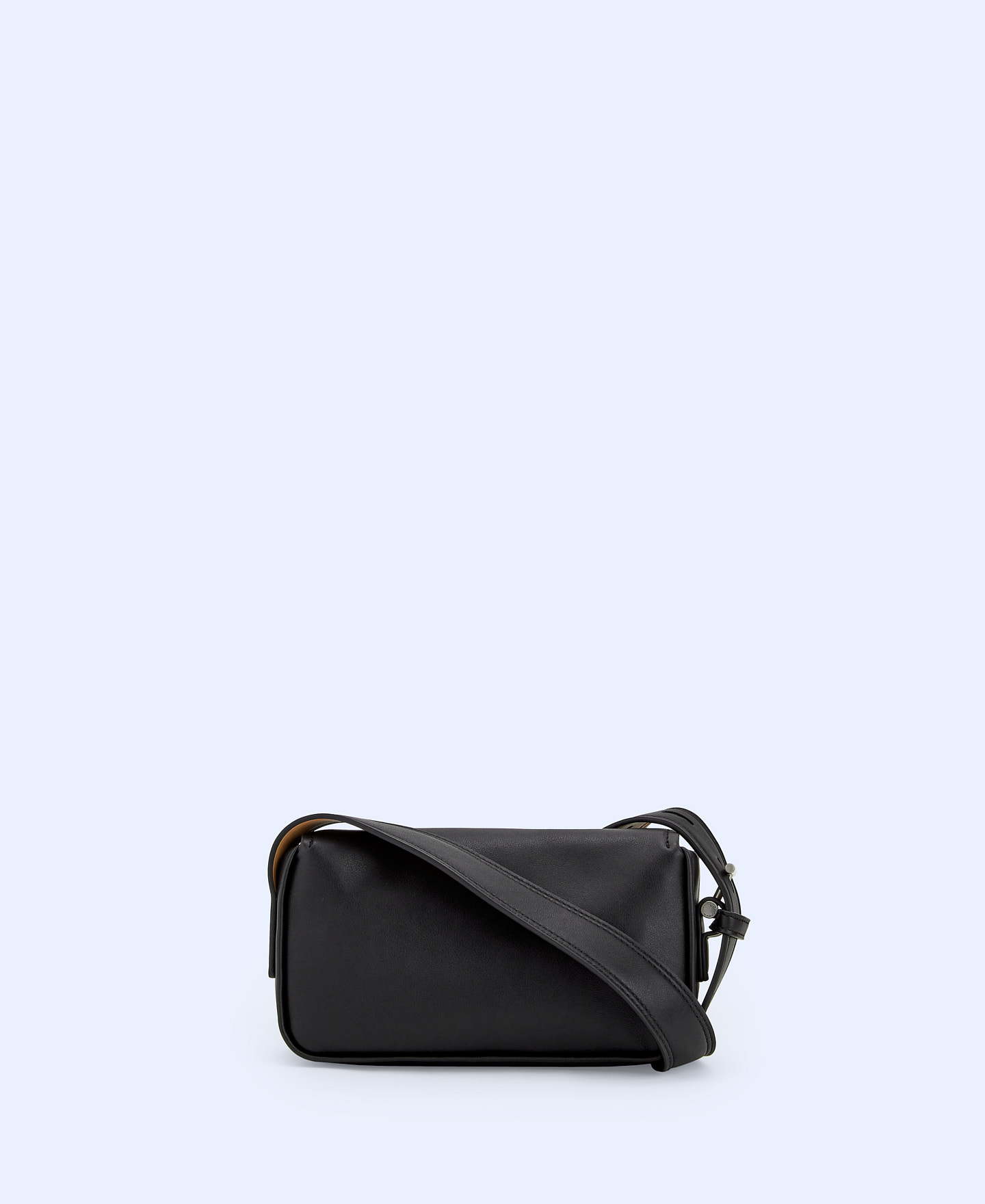 Smooth texture small shoulder bag image number 1