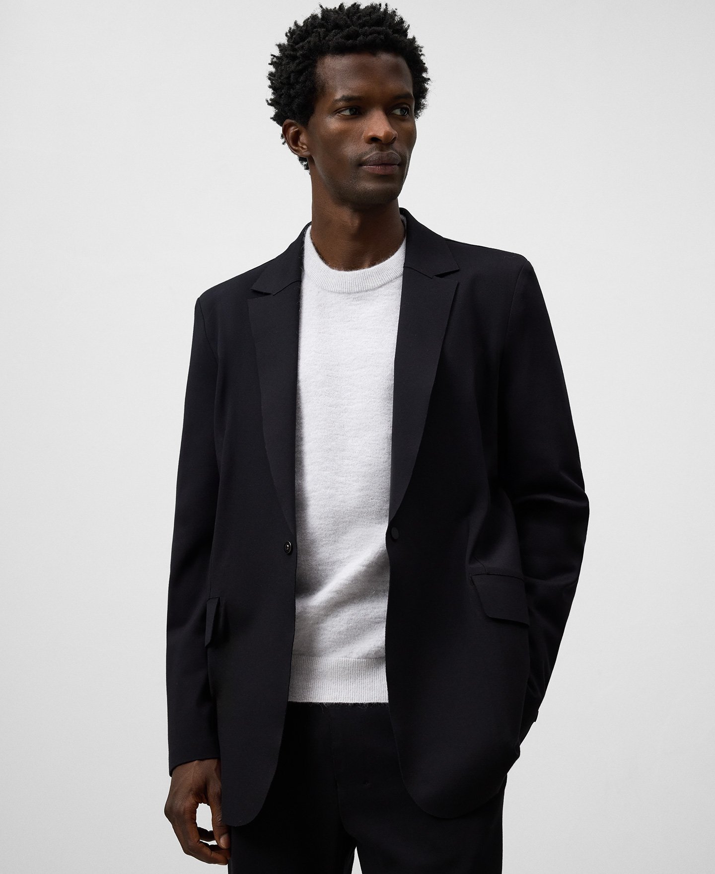 Unstructured blazer man image number 0