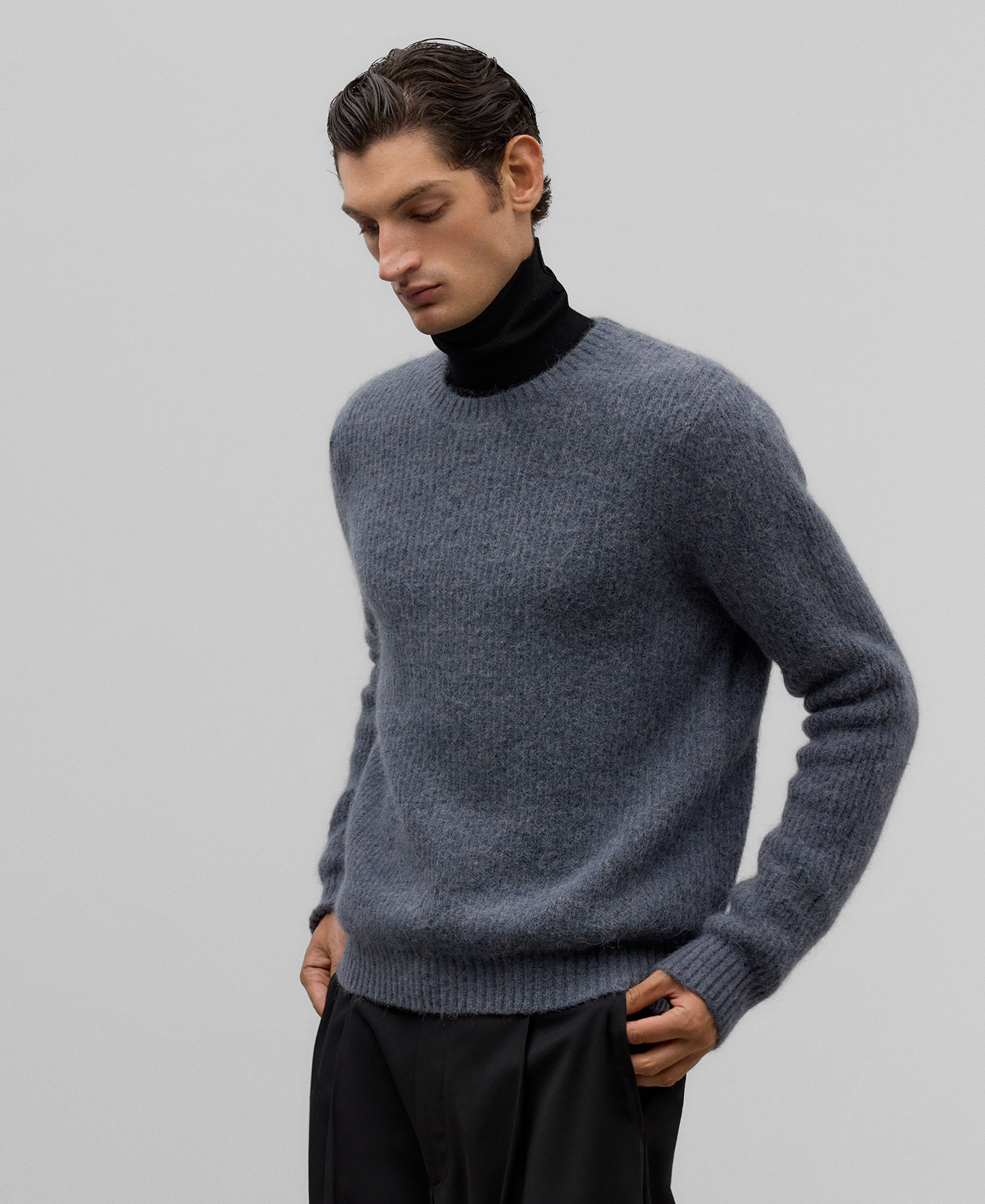 Jersey con alpaca hombre image number 0