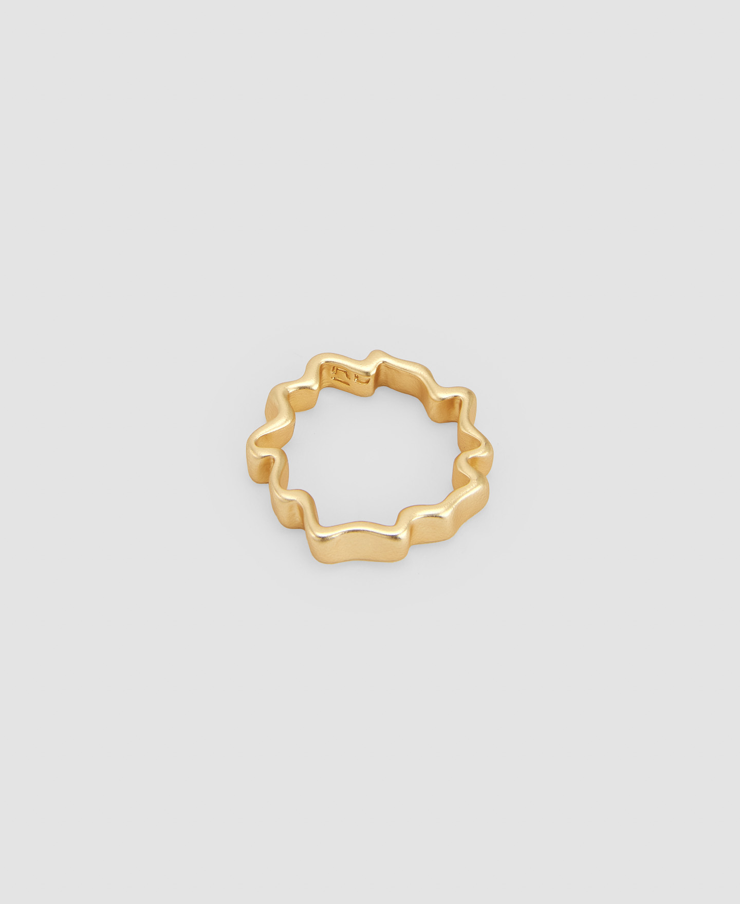Anillo Folded en zinc image number 0