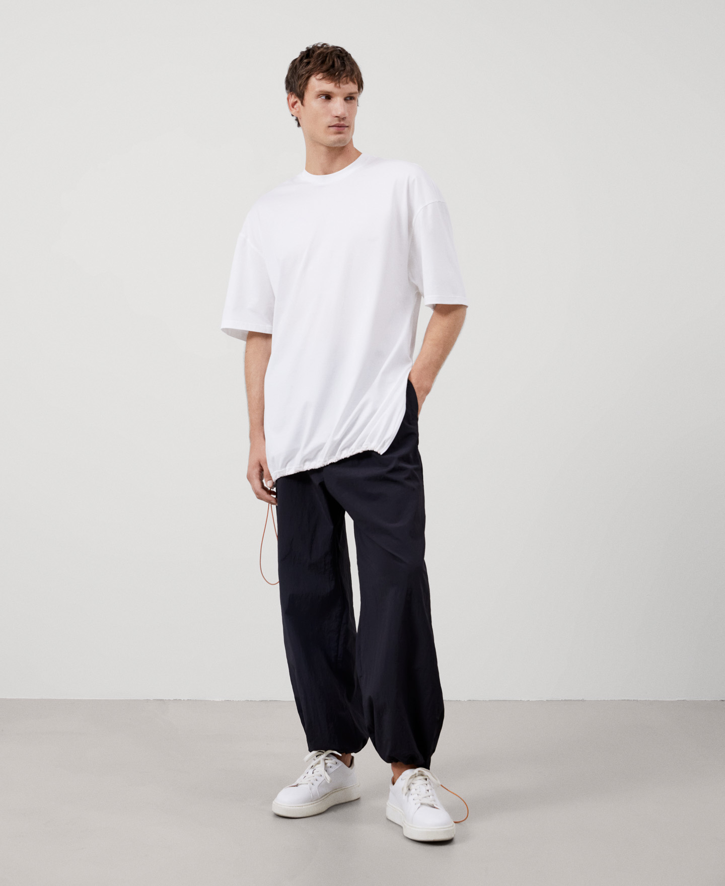 Oversize cotton t-shirt image number 1