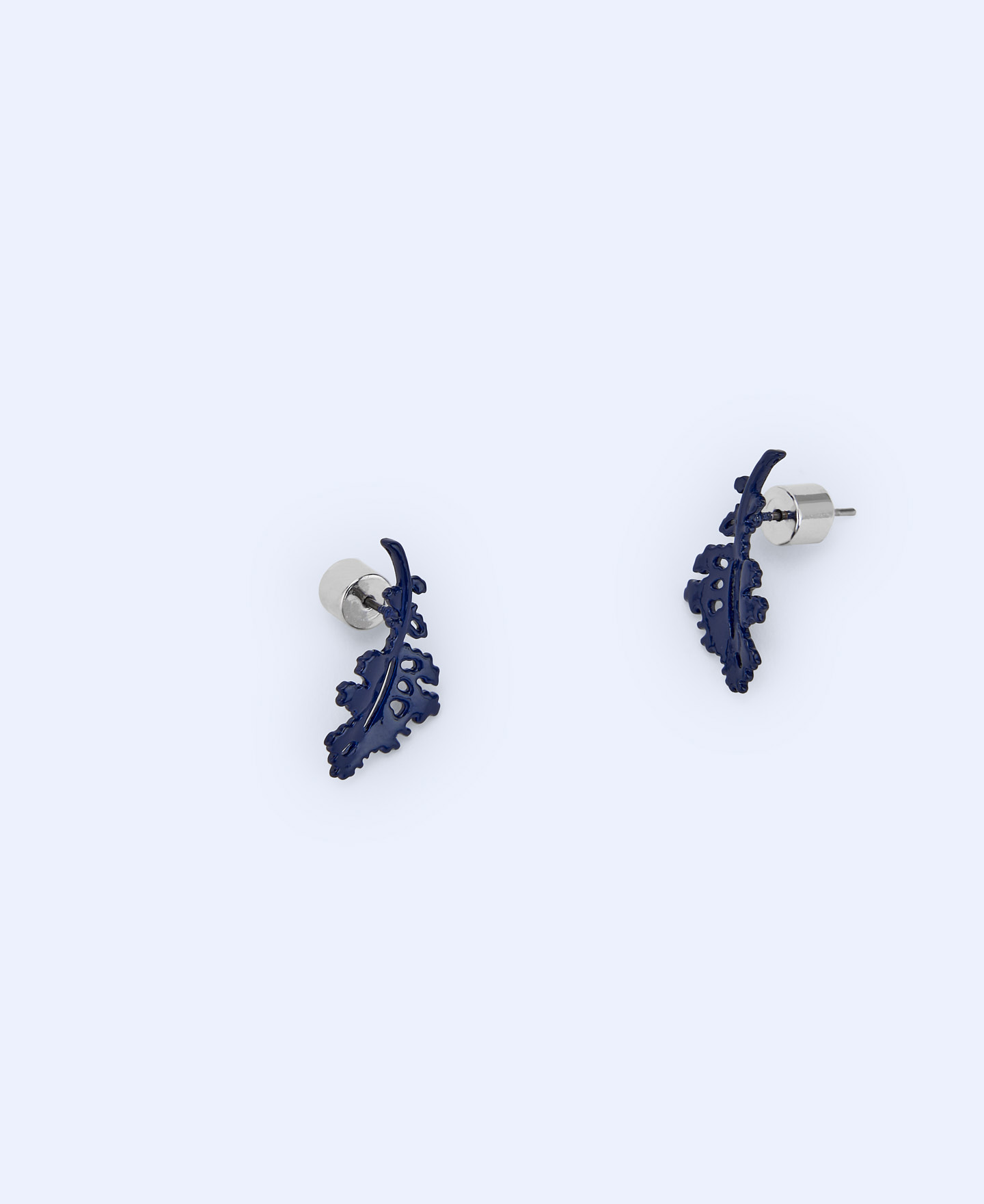 Brass and resine Hoja earring image number 1