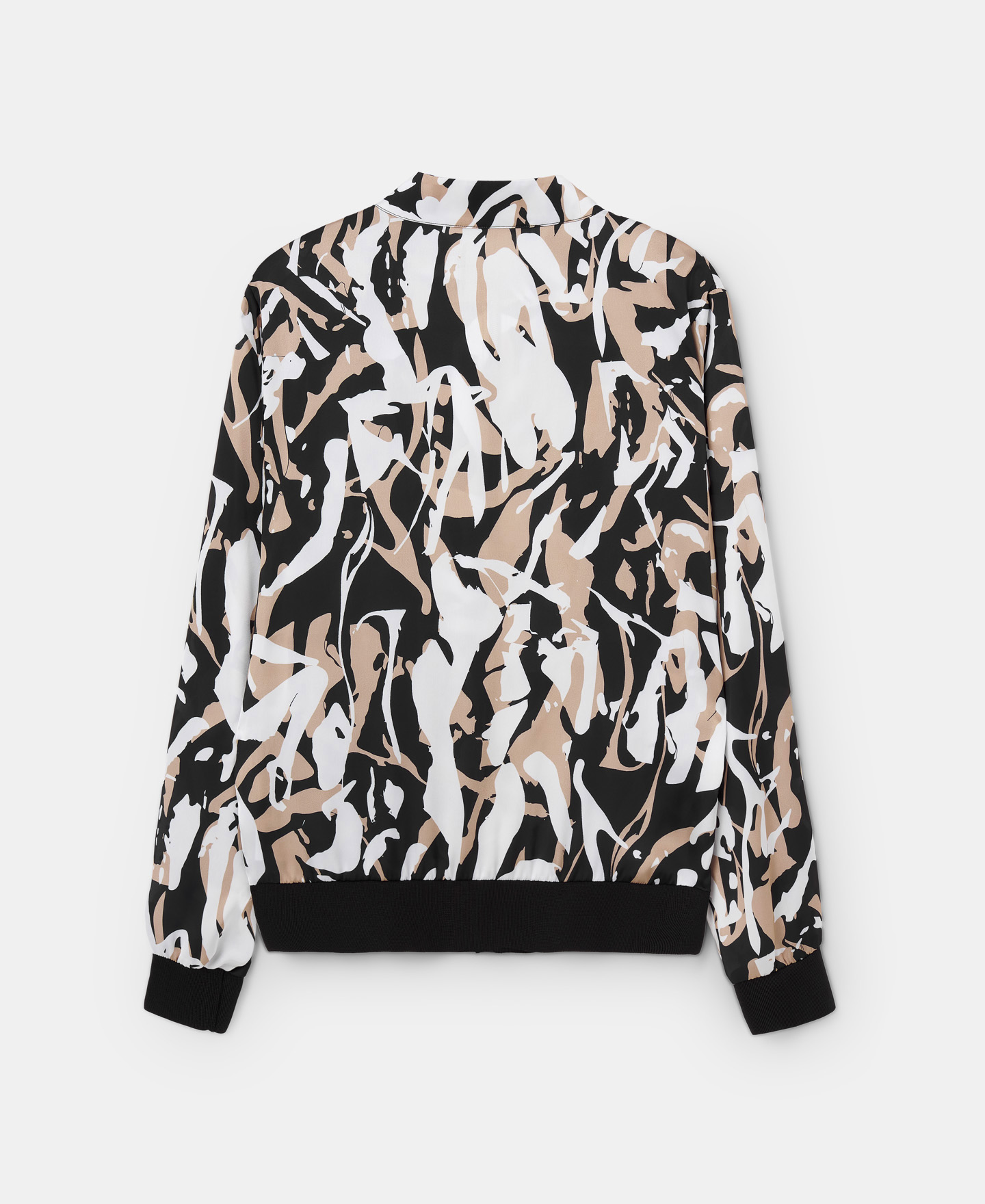 Chaqueta bomber estampada image number 5