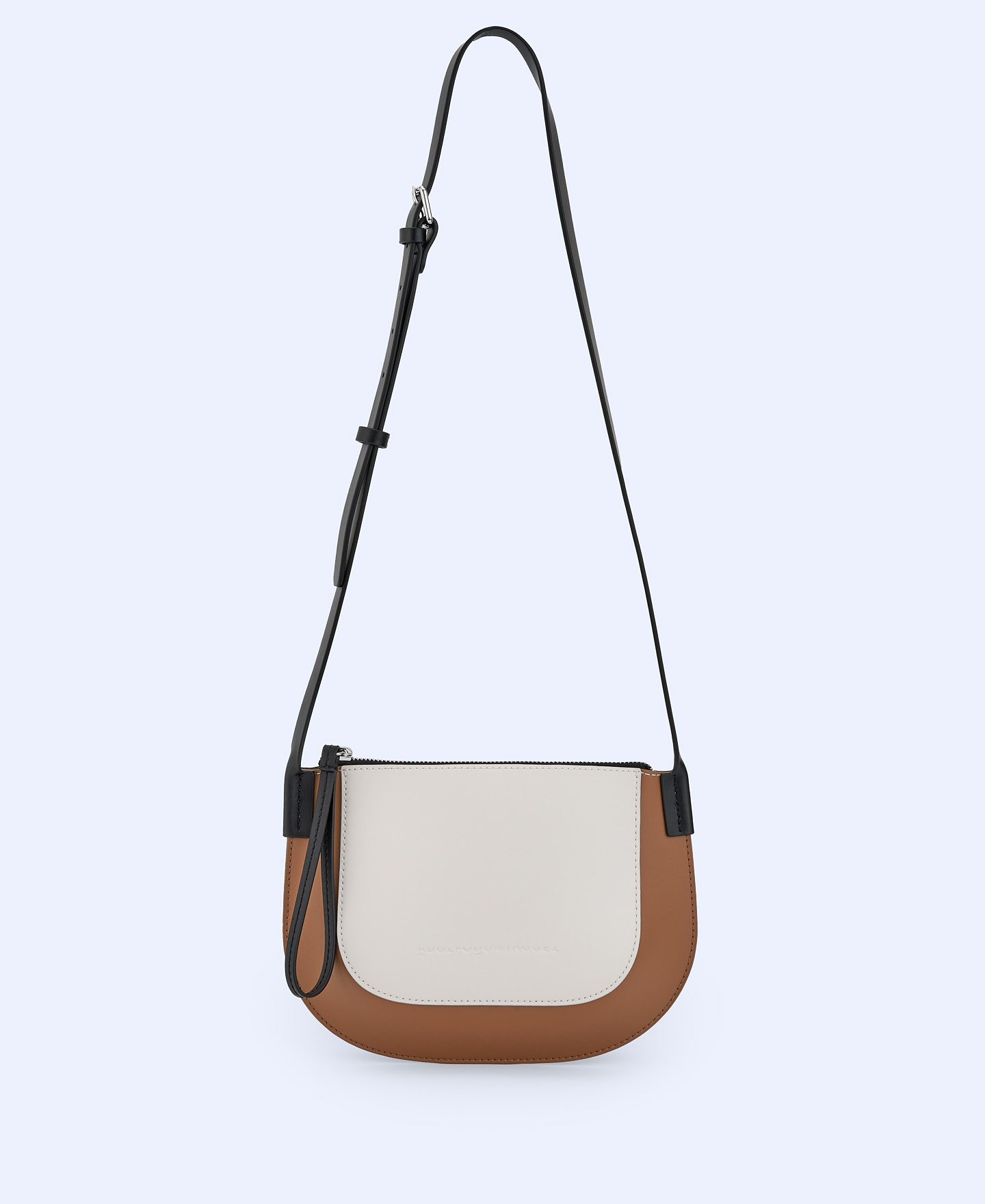 Three-colour leather mini shoulder bag image number 0