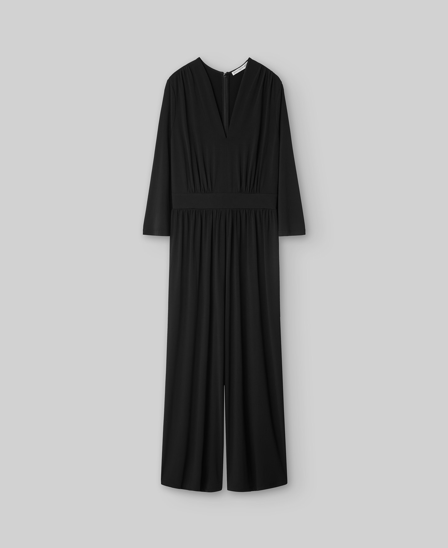 Long black jumpsuit woman image number 6