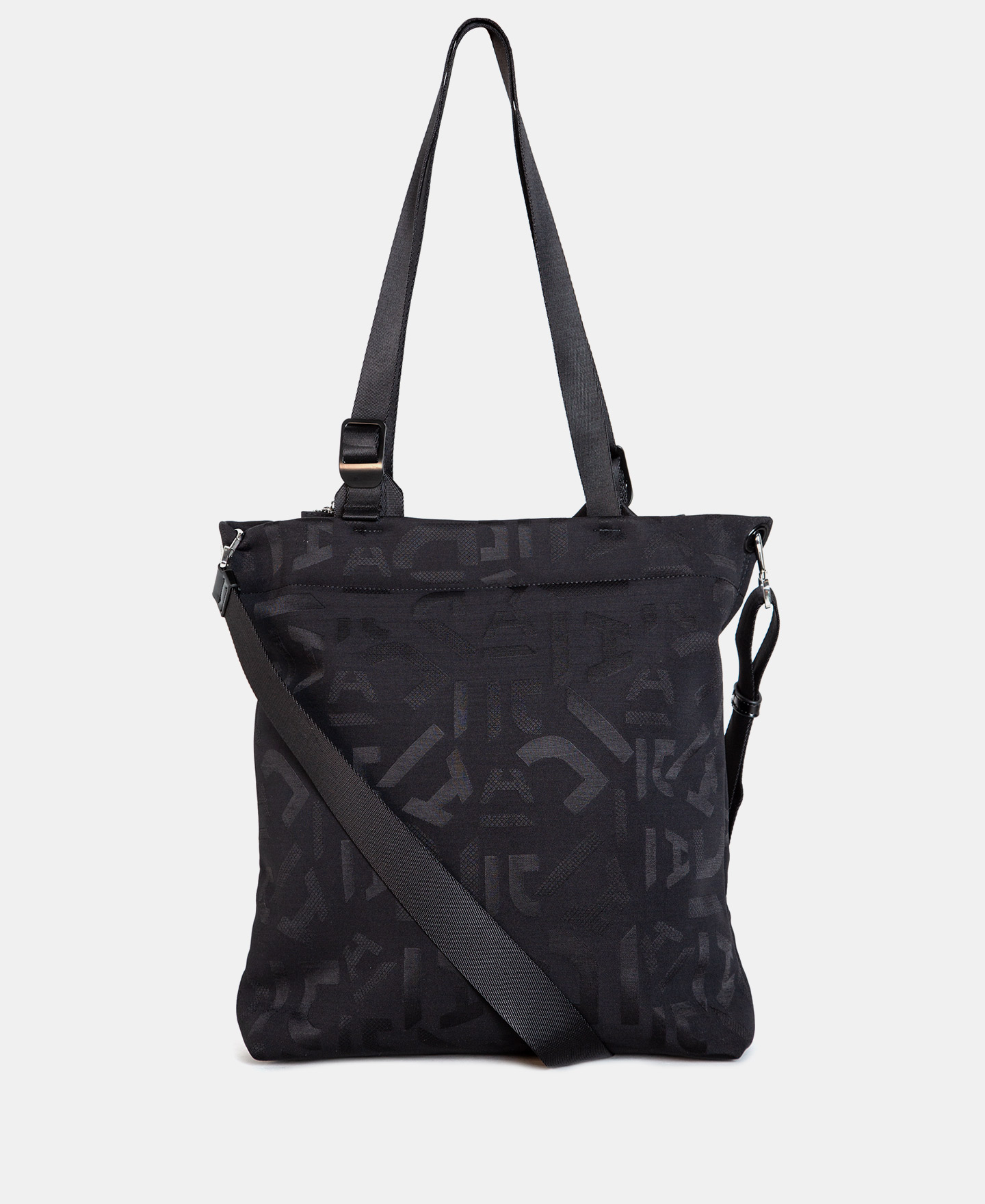 Bolso tote logotipado en jacquard image number 0