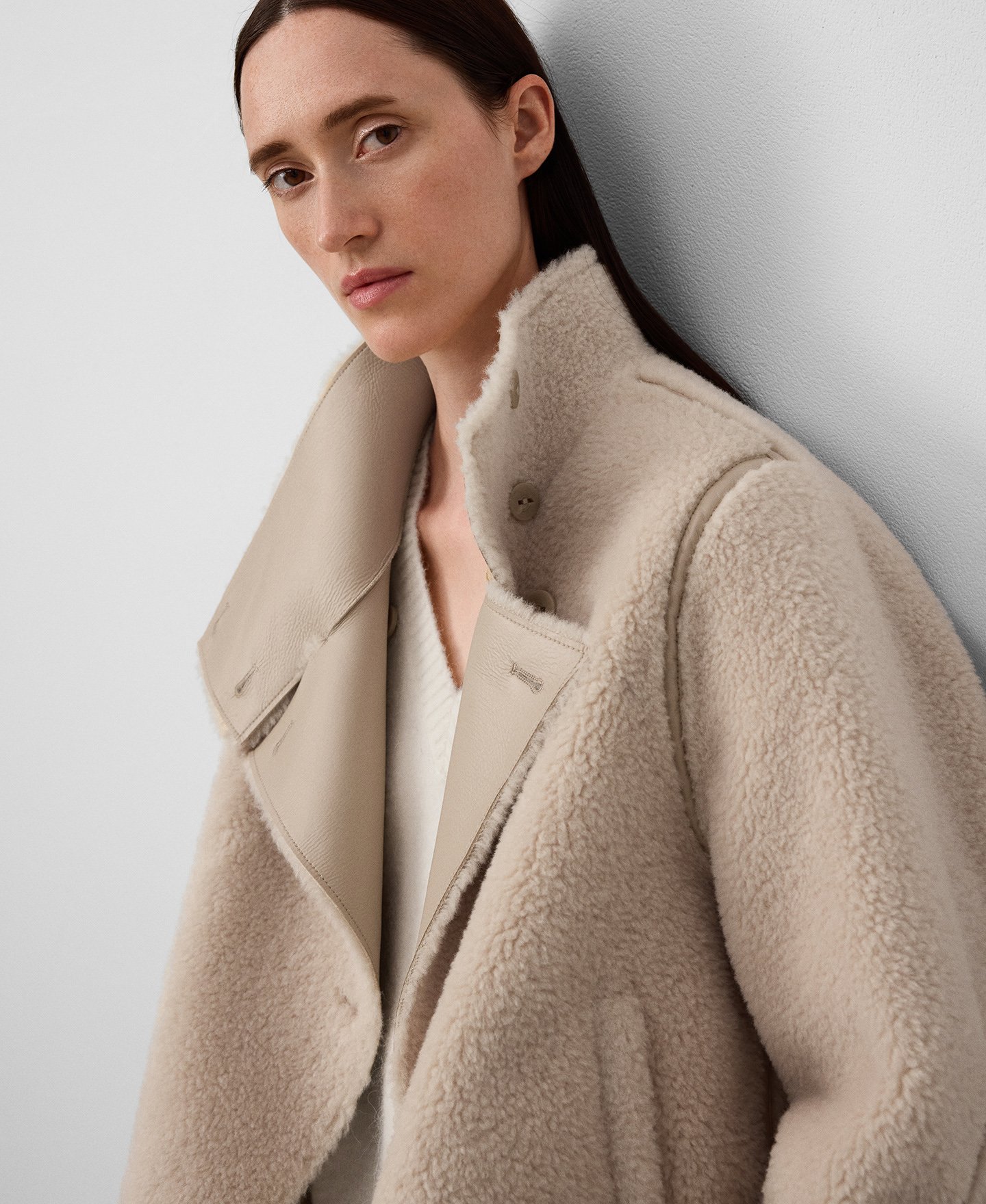 Chaqueta doble faz borreguillo mujer image number 3