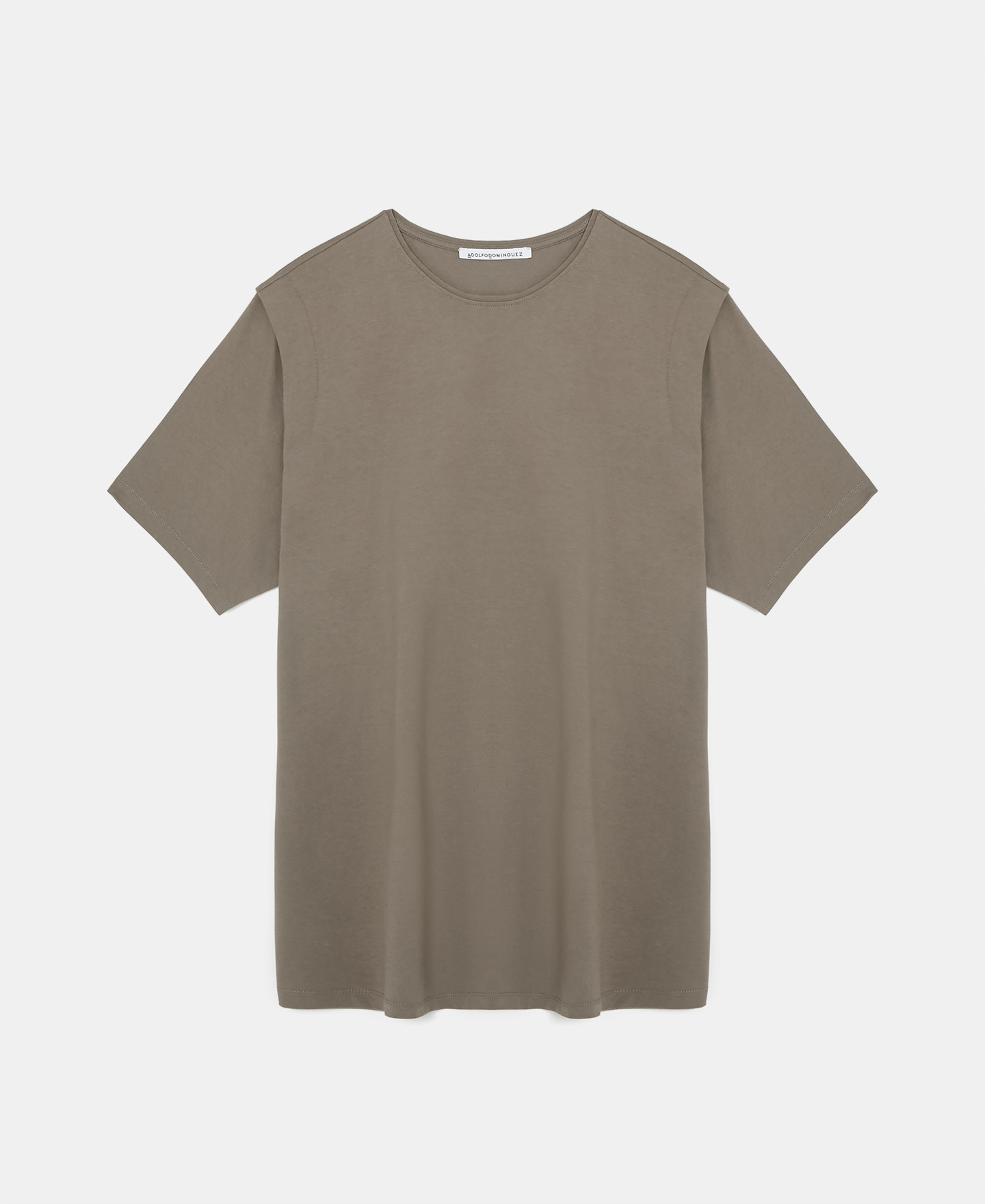 肩見せ コットンTシャツ image number 4
