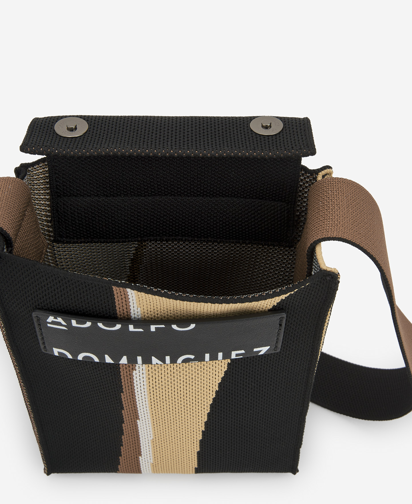 Printed knit mini shoulder bag image number 2