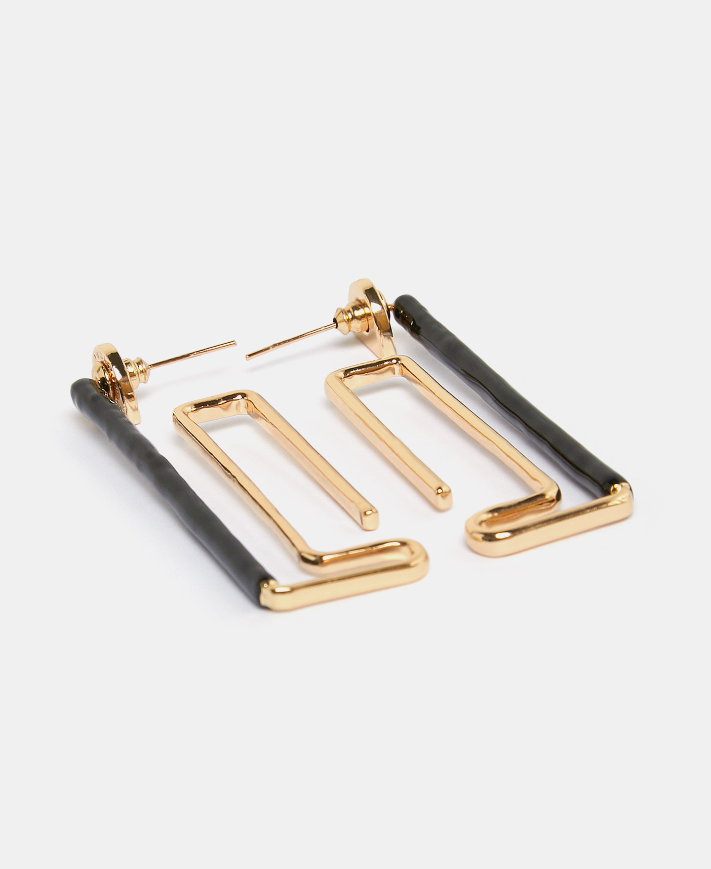 Zinc labyrinth earrings image number 2