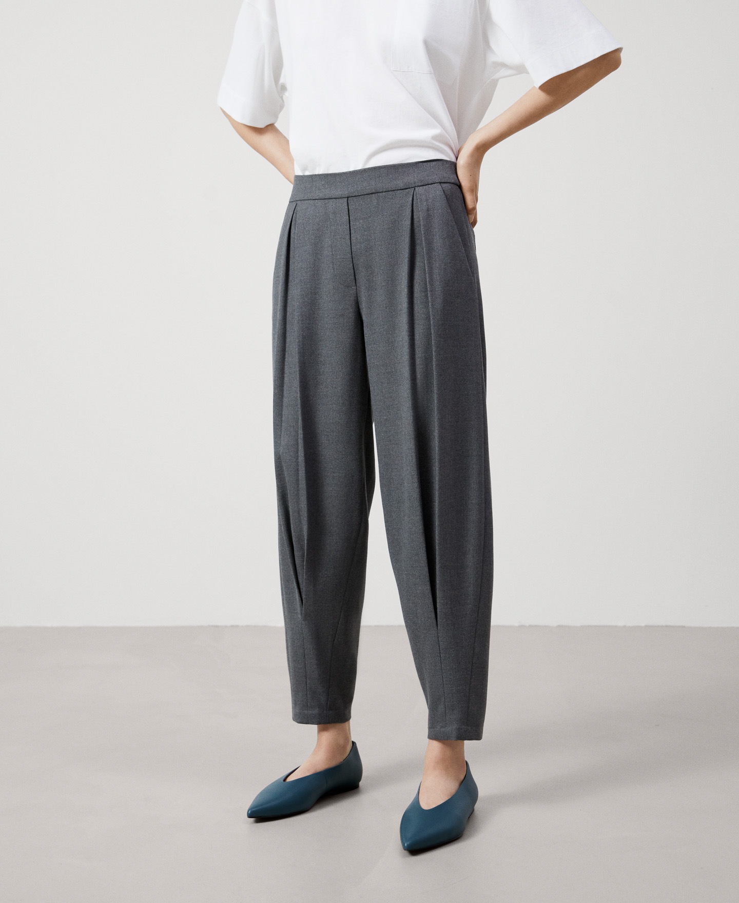 Pantalón jogger en poliéster reciclado image number 0