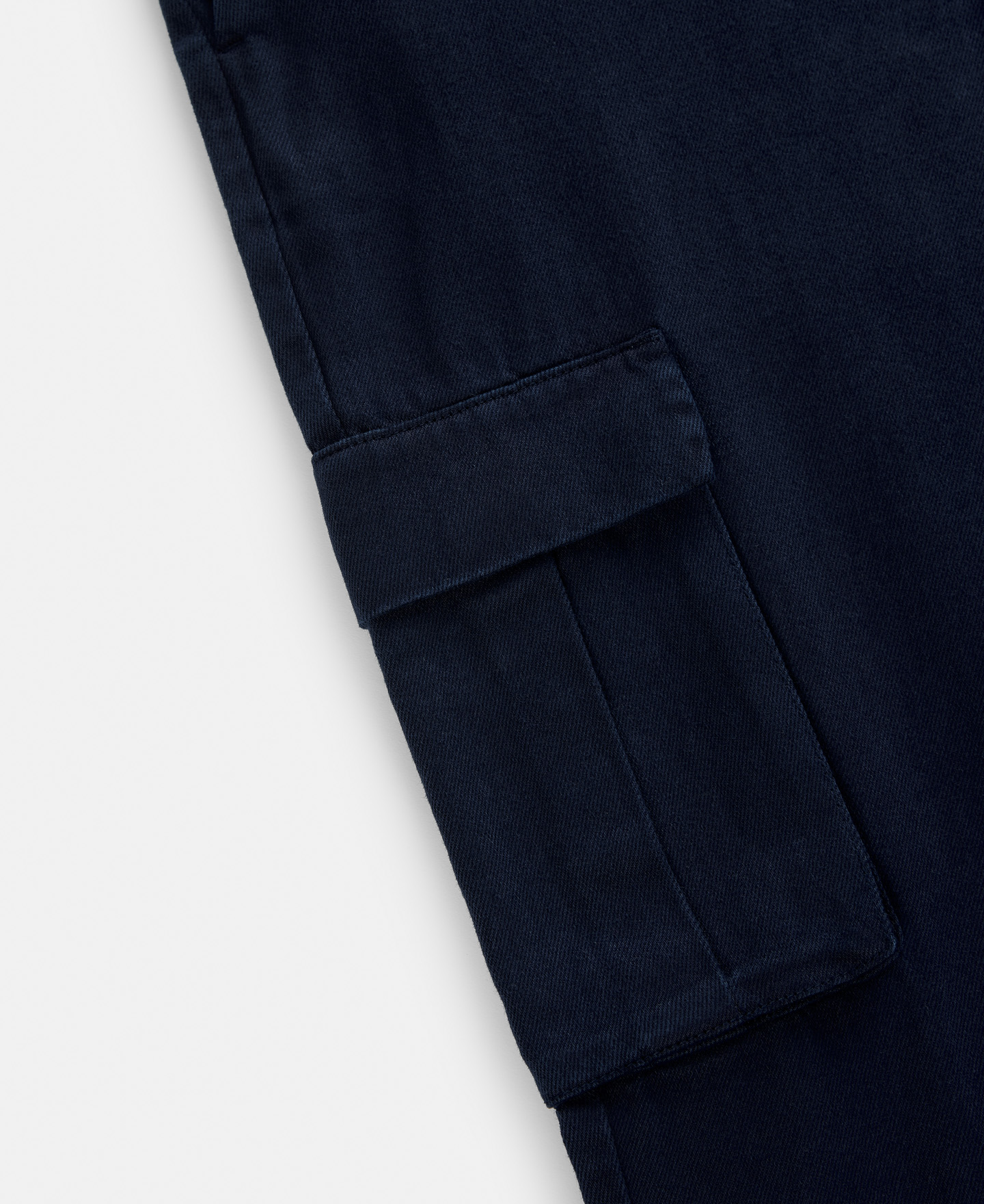 Cotton twill cargo trousers image number 4