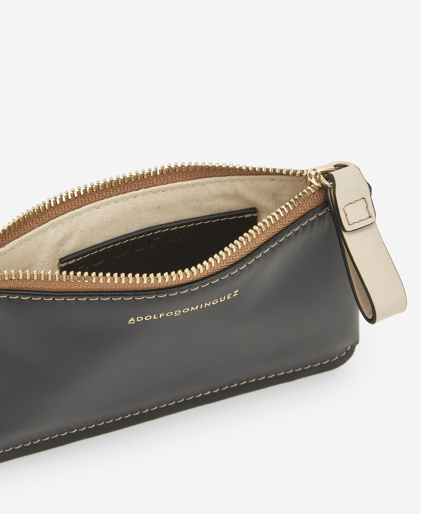 Cartera tricolor en piel responsable image number 2