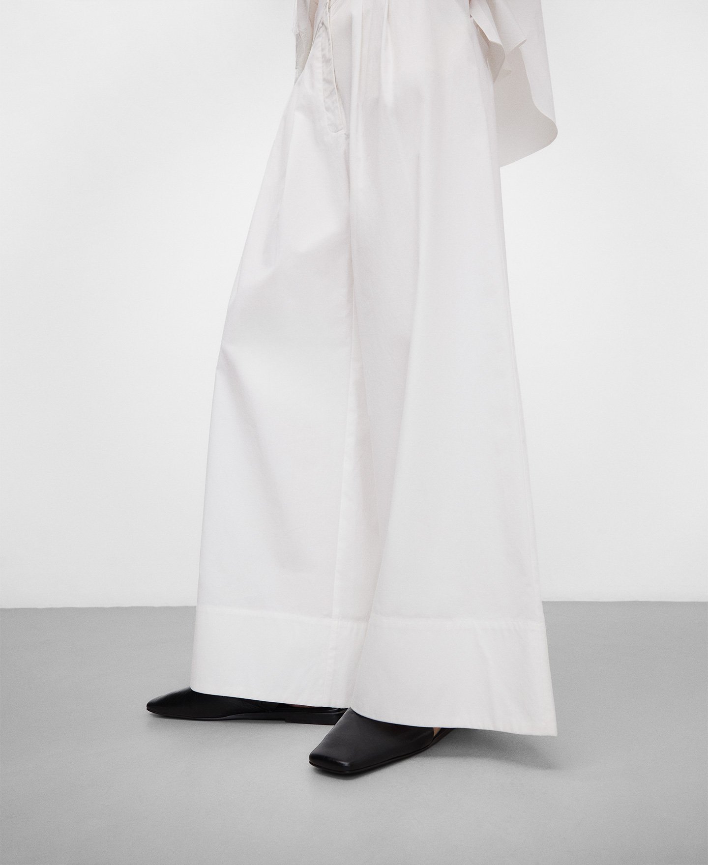 Pantal&oacute;n pierna ancha algod&oacute;n org&aacute;nico image number 3