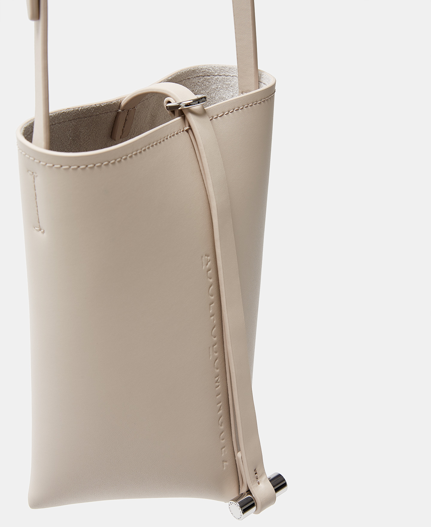 Vachetta leather bucket bag image number 2
