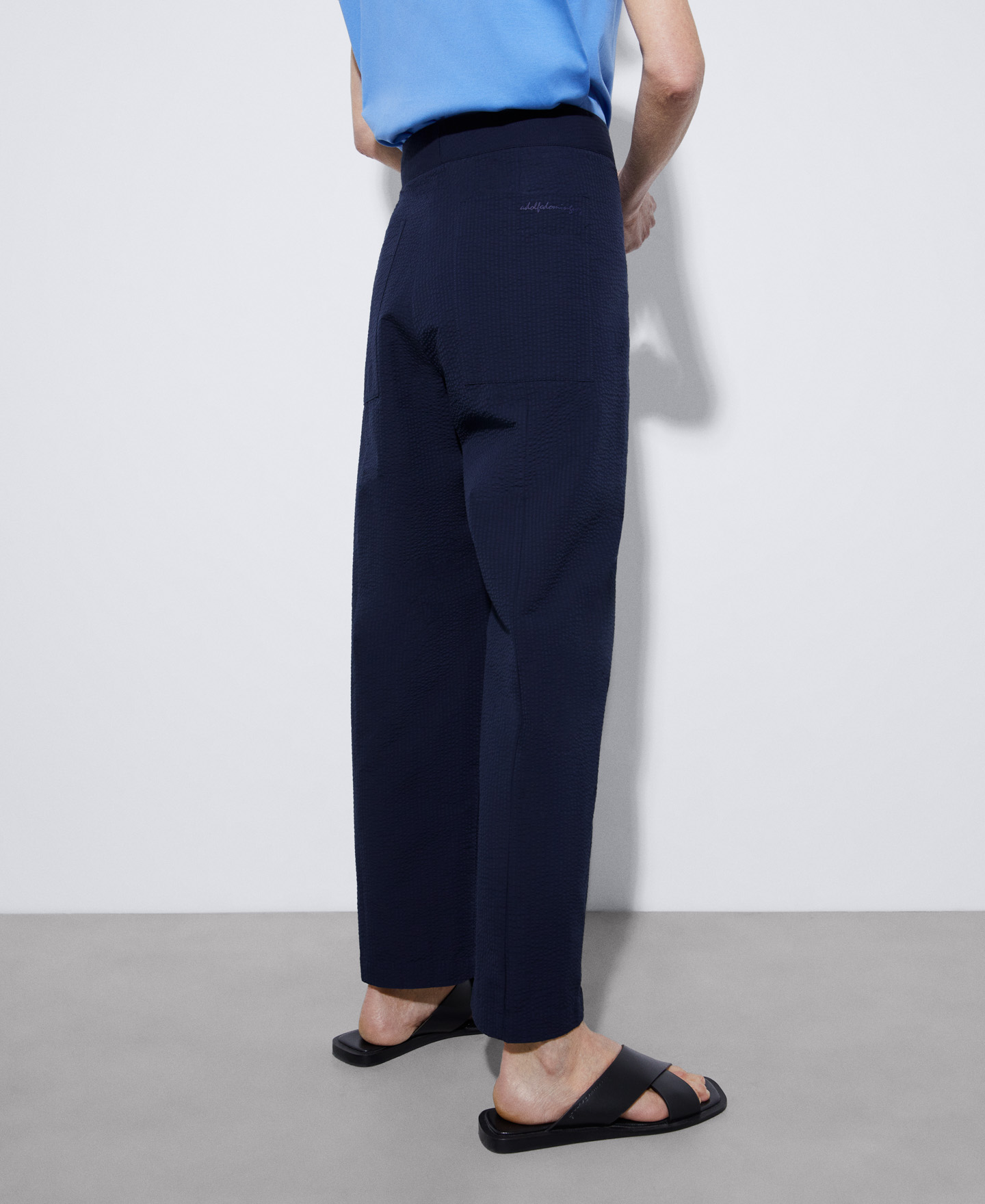 Responsible cotton carrot trousers image number 2