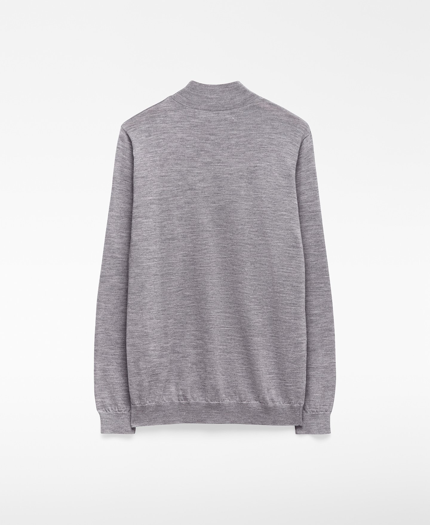 Merino wool perkins collar sweater man image number 1