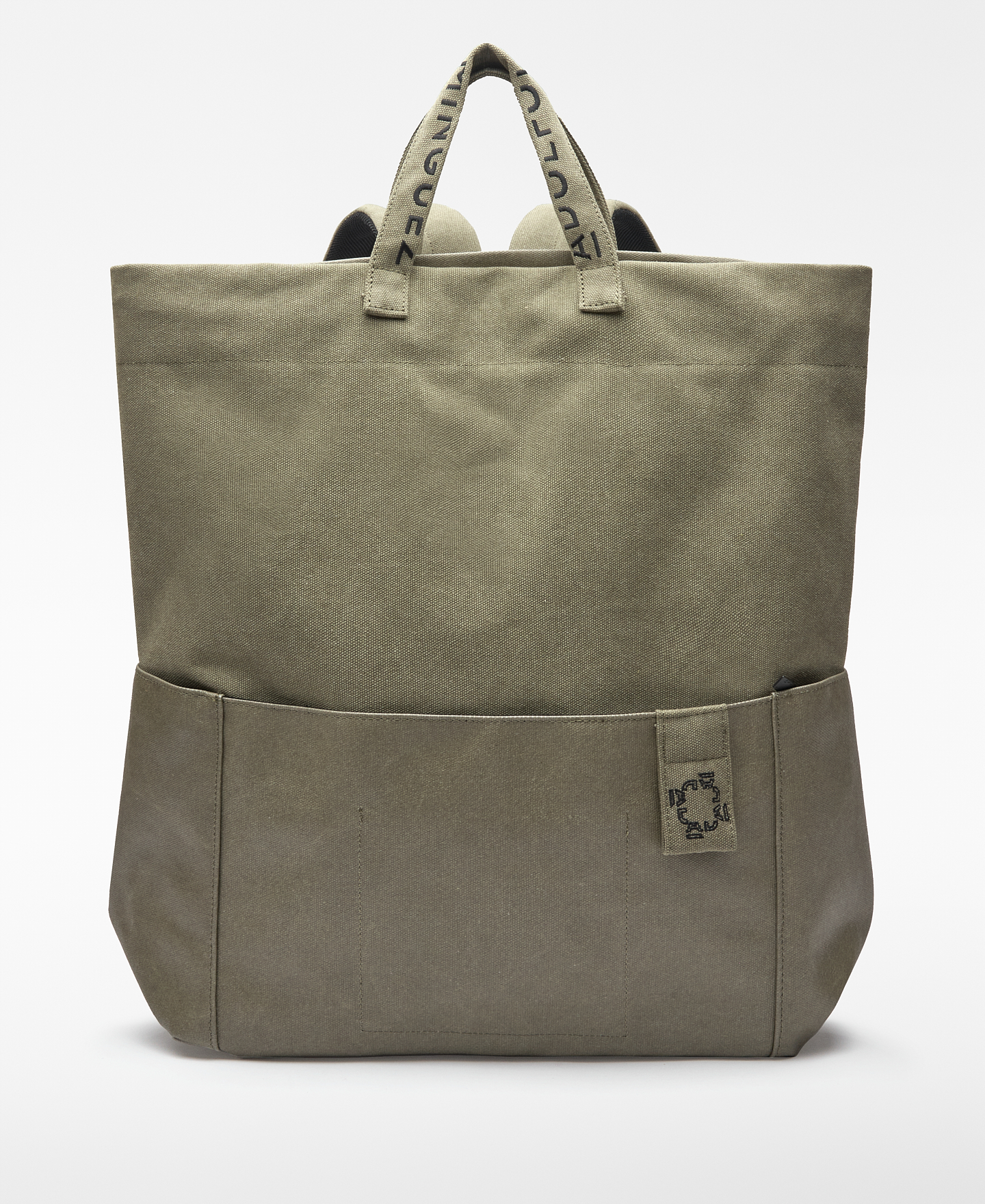 Recycled polyester blend backpack man image number 0