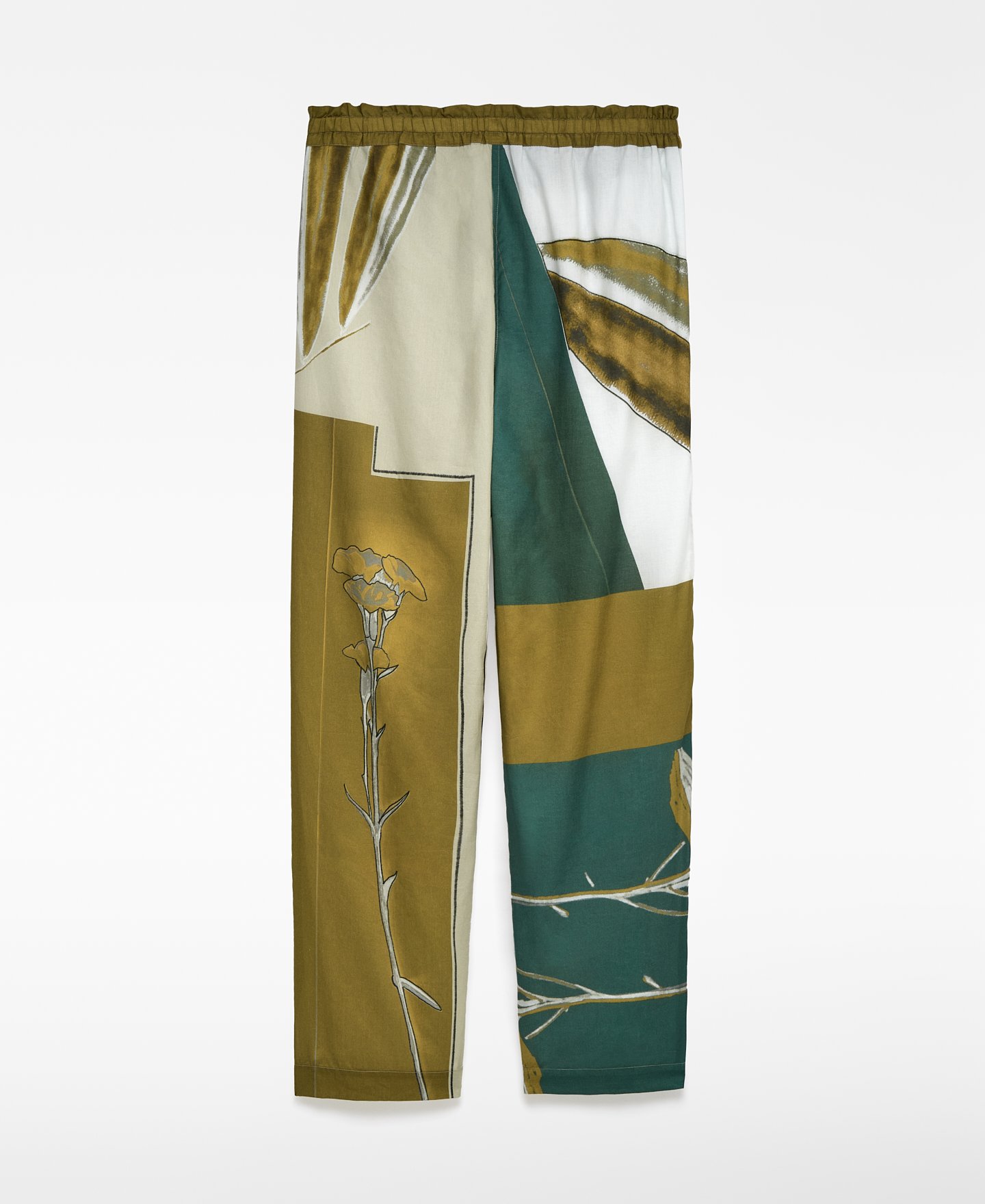 Pantalón jogger estampado mujer image number 1