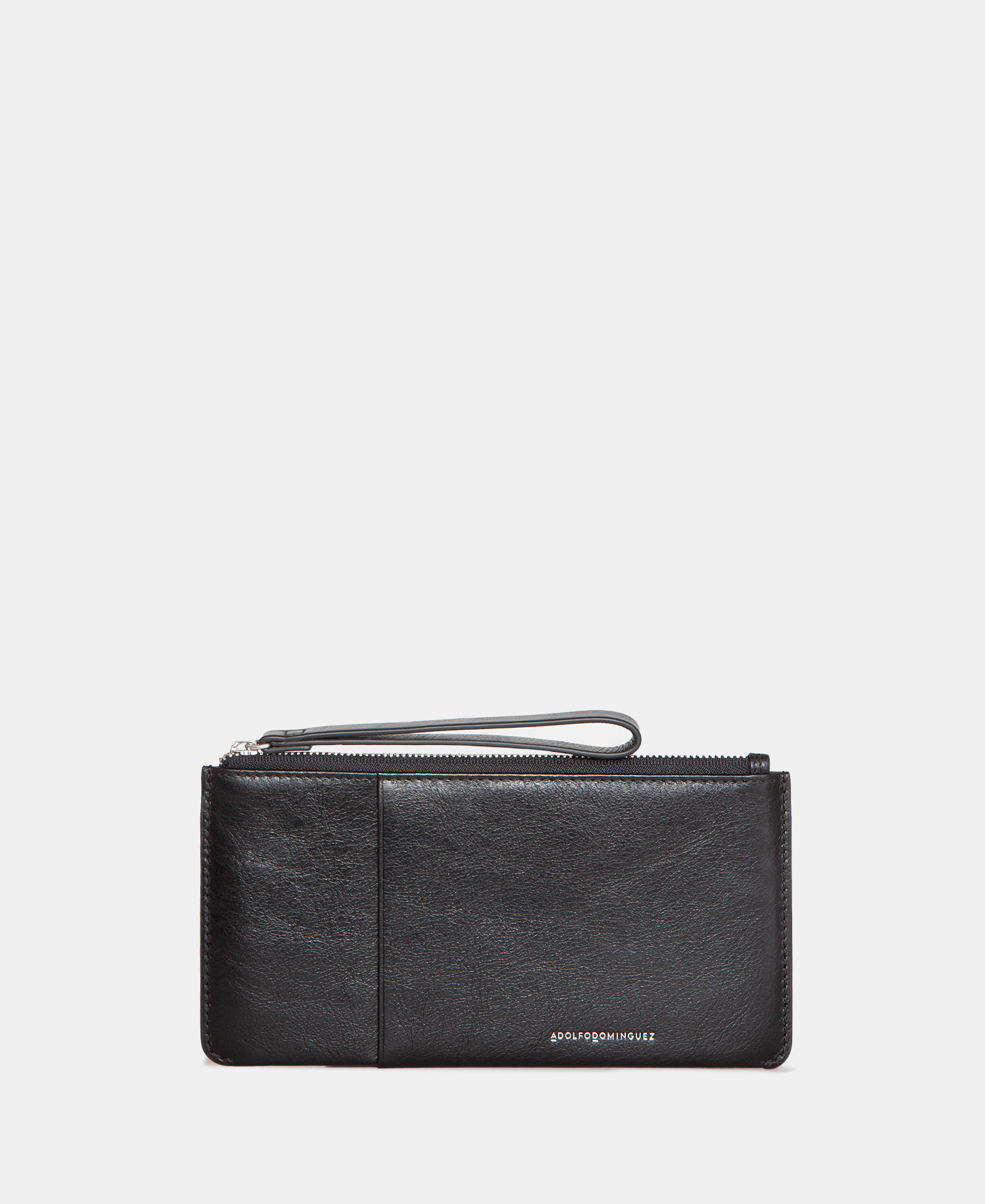 Cartera alargada en piel responsable image number 0