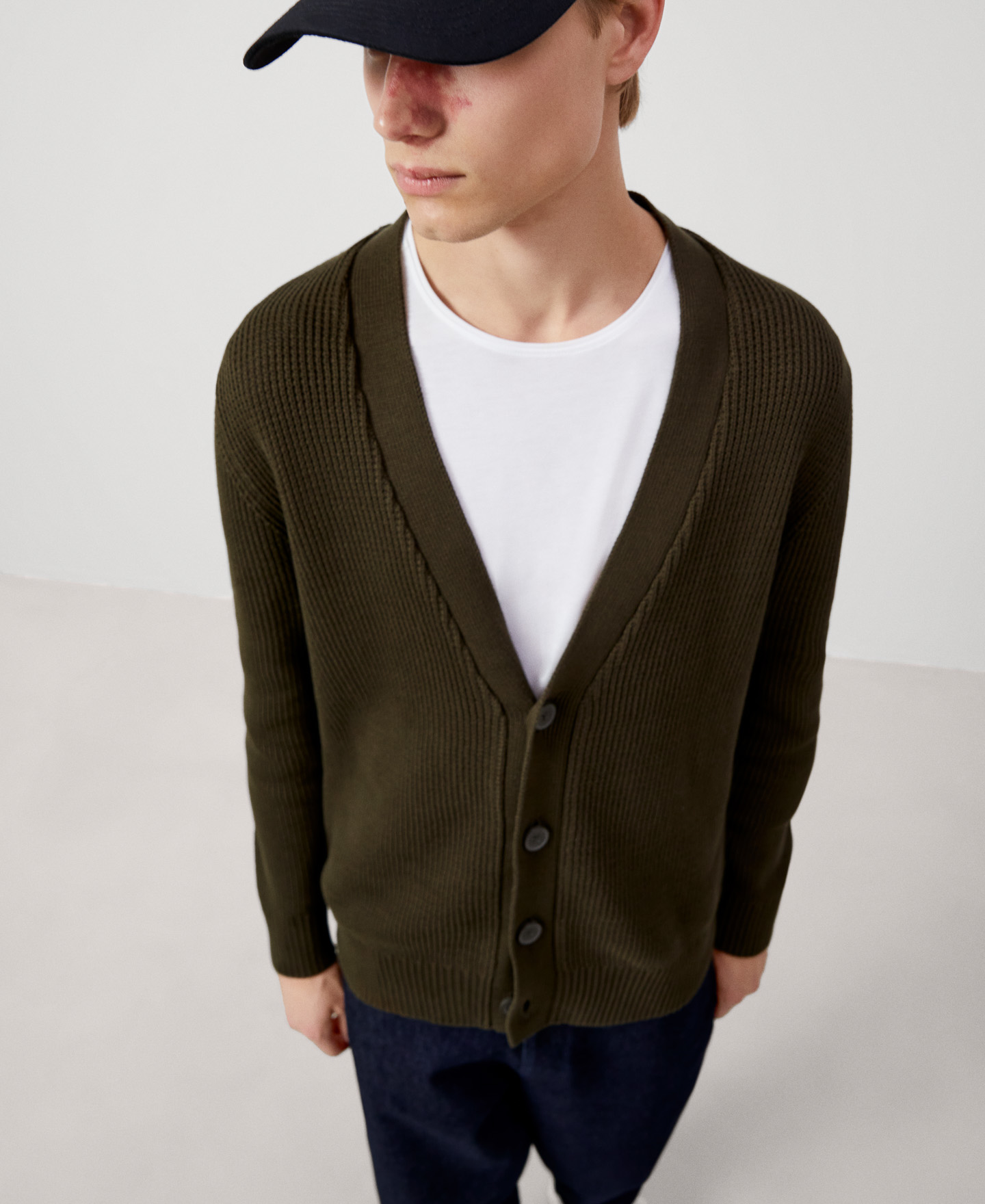 Cardigan en algodón image number 0