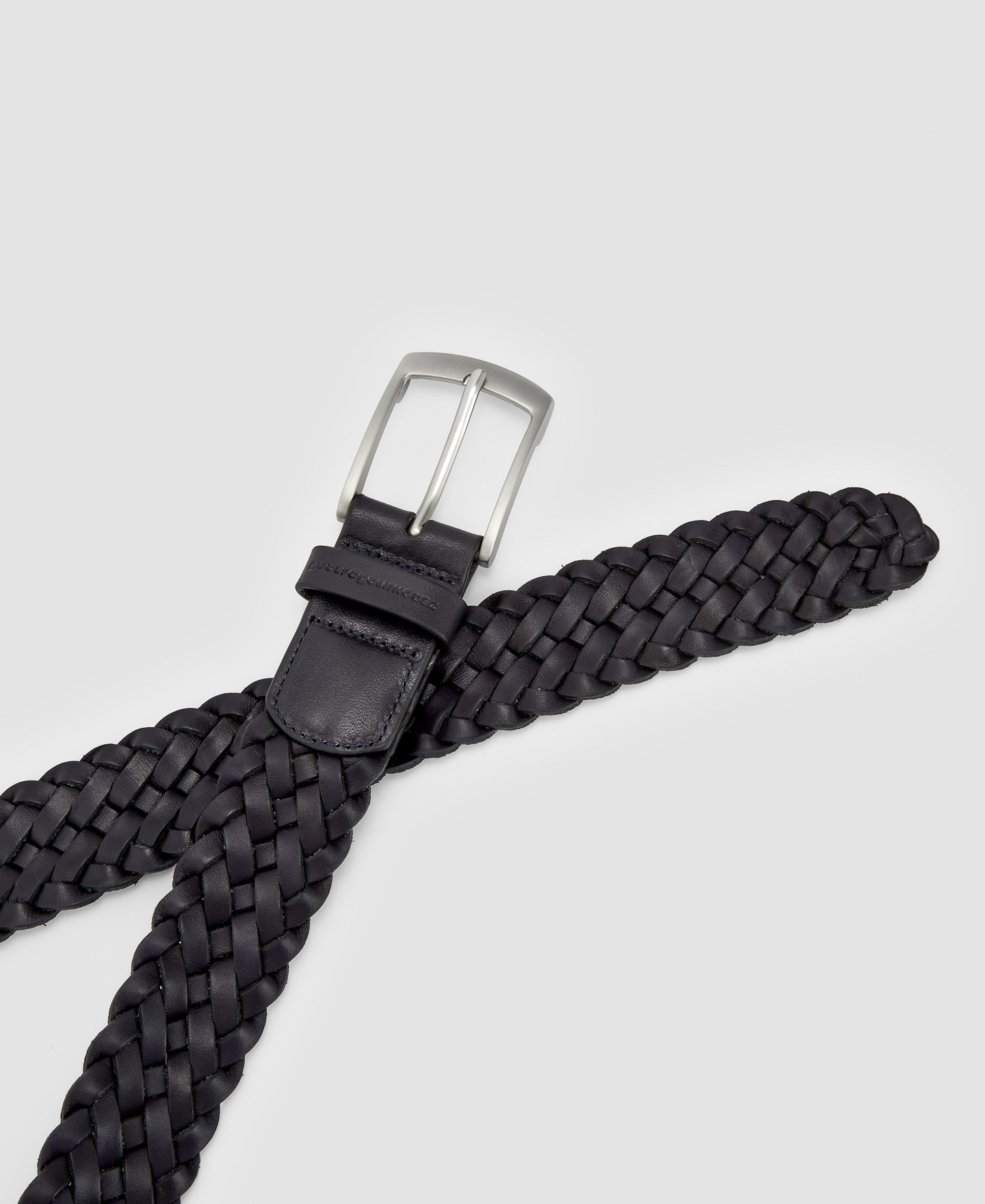 Braided leather belt image number 2