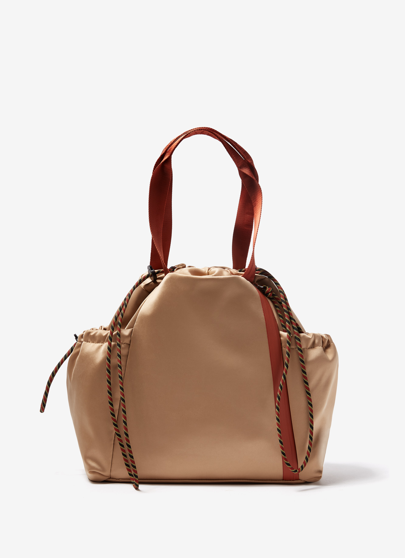 Nylon shopper bag with logoed straps image number 2