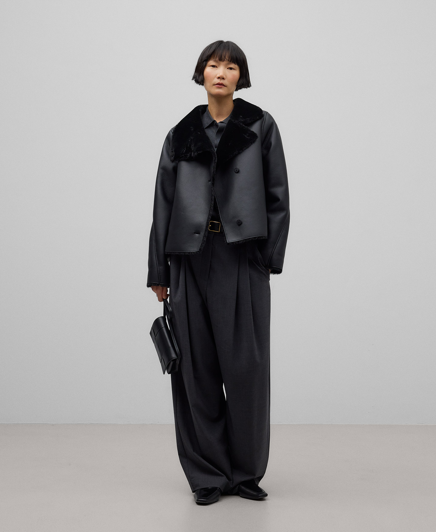 Abrigo corto Piel No Piel mujer image number 1