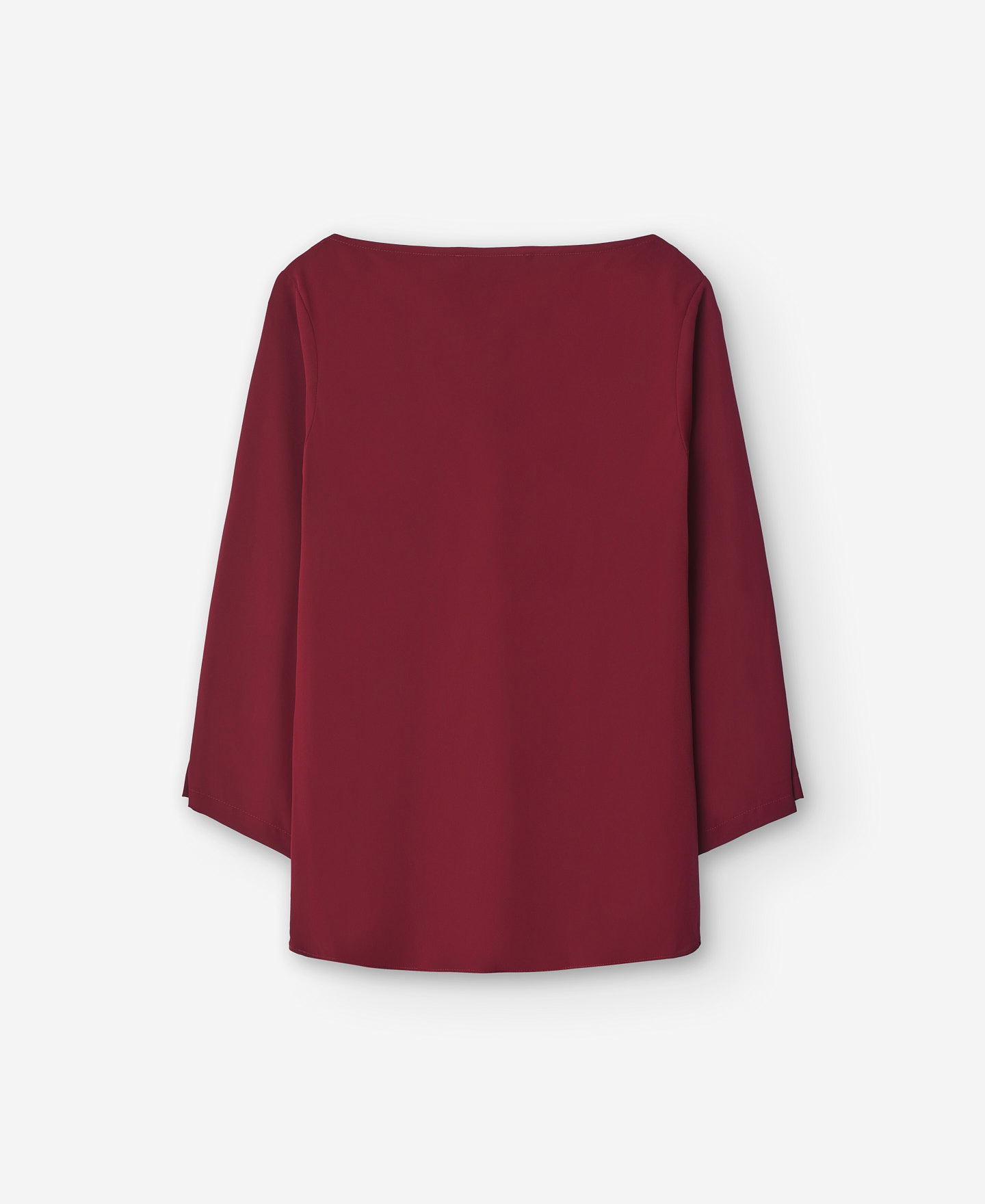 Draped collar blouse for women image number 5
