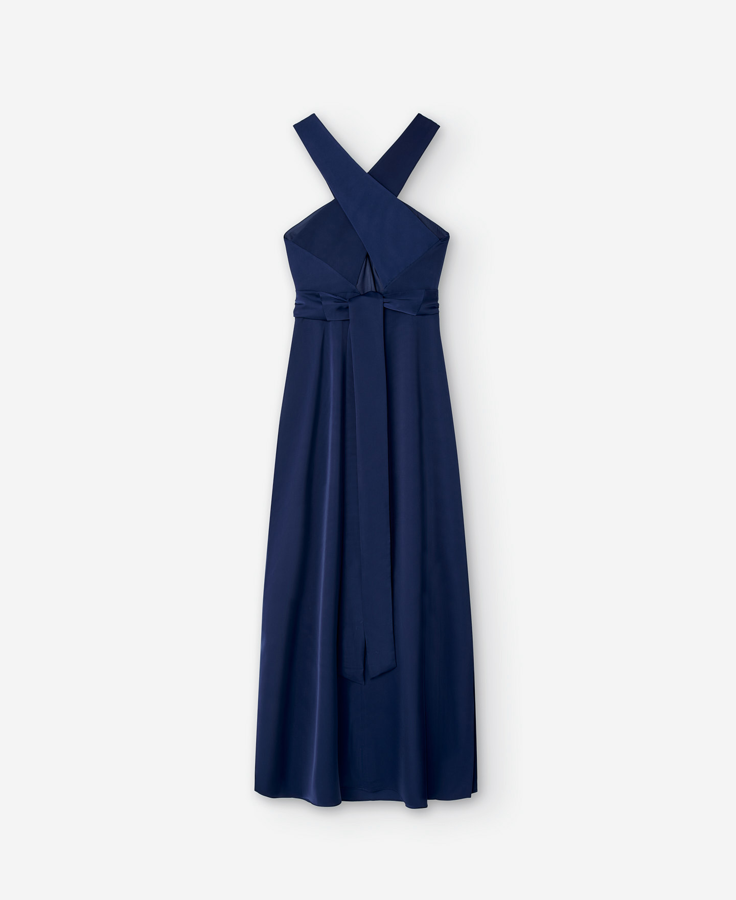 Vestido largo cuello halter image number 7