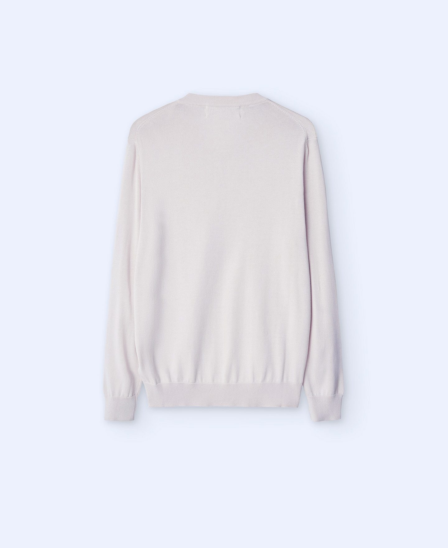 Organic cotton V-neck sweater image number 5